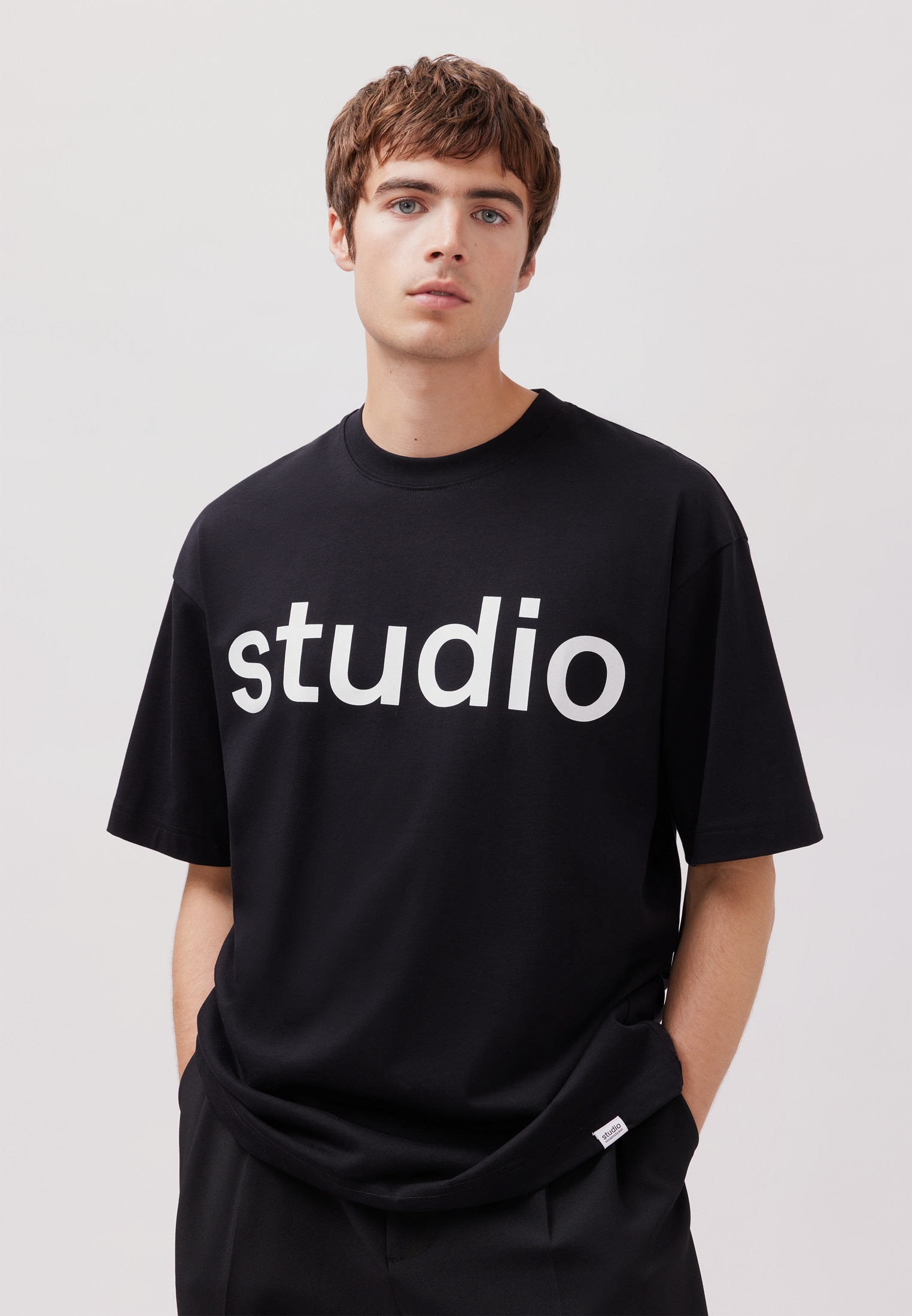 studio seidensticker T-Shirt »Studio«, 1/2 Rundhals