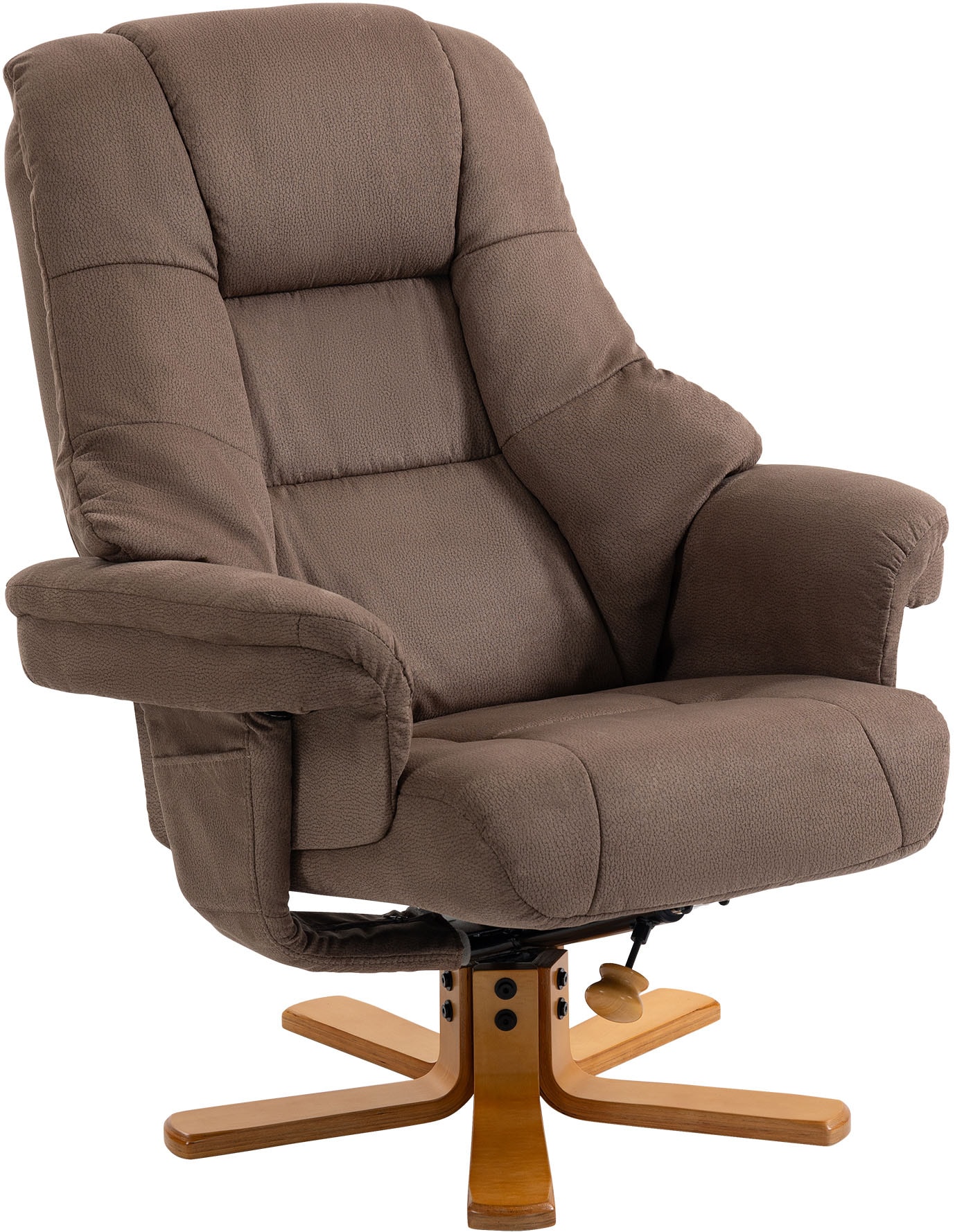 Duo Collection TV-Sessel »Bordeaux« mit Hocker und Relaxfunktion, 360 Grad drehbar