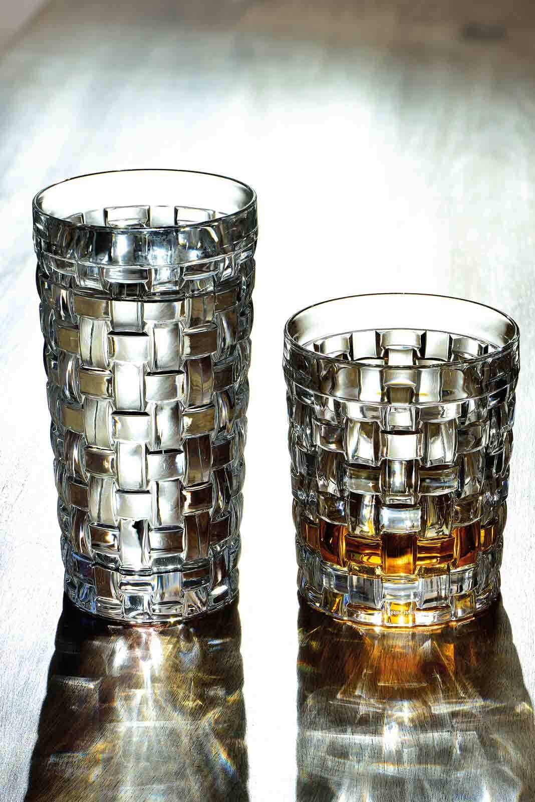 Nachtmann Glas »Bargläser Bossa Nova 12er Set transparent« Erhöhte Bruchfestigkeit, Kristallglas, spülmaschinenfest