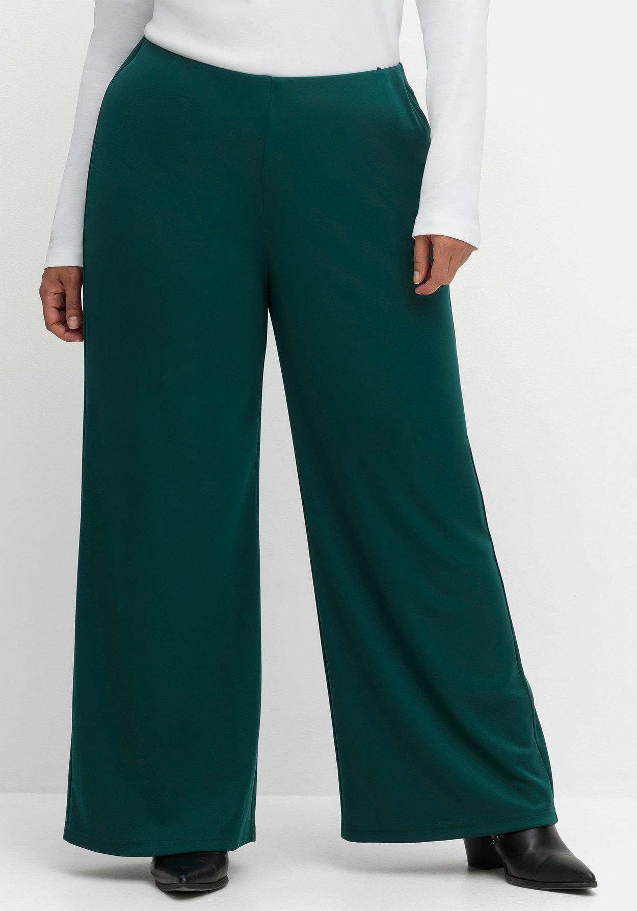 Sheego Jerseyhose »Weite Jerseyhose Ganzjährig«