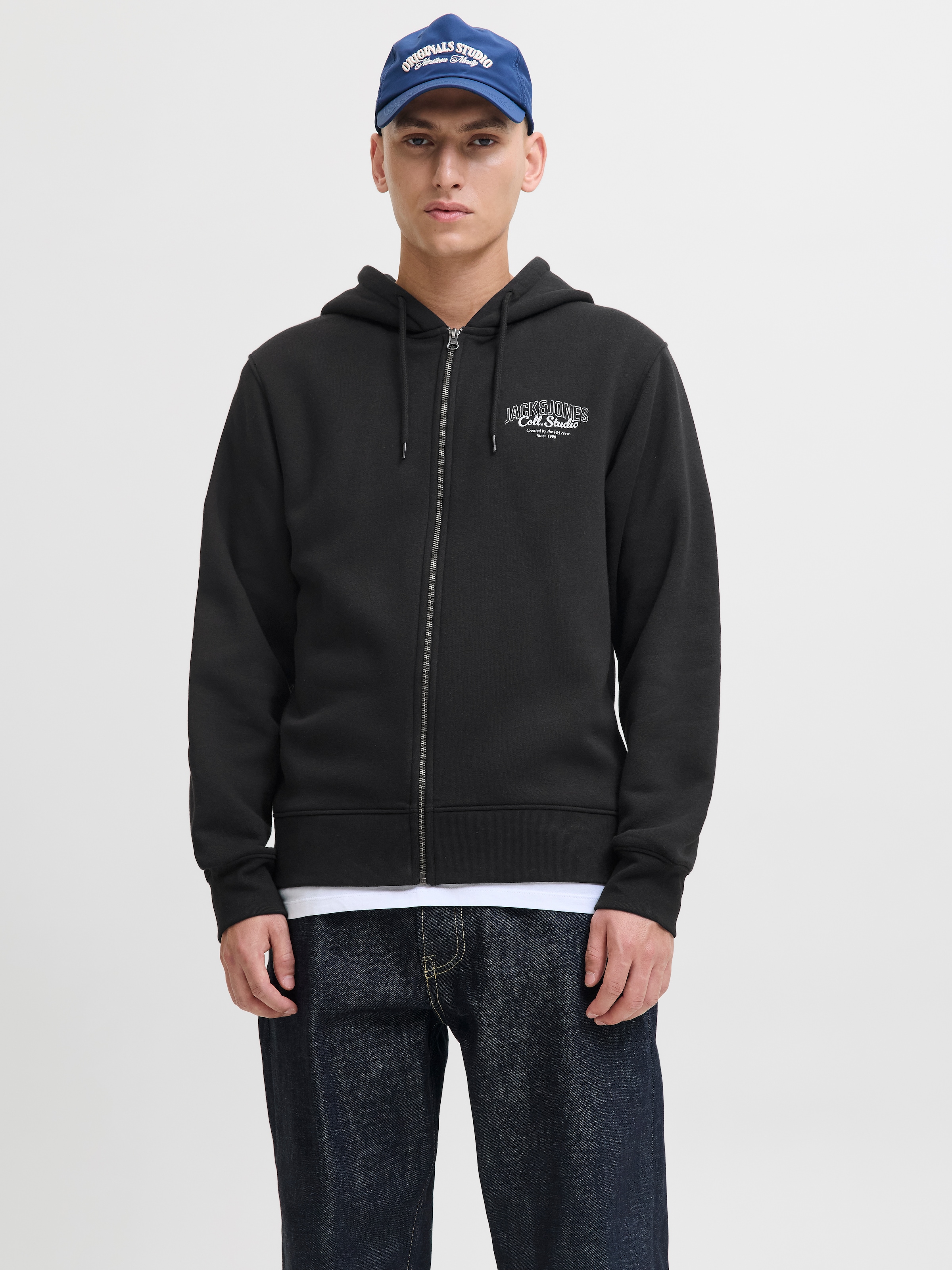 Jack & Jones Kapuzensweatjacke »JJMAKOTO SWEAT ZIP HOOD«