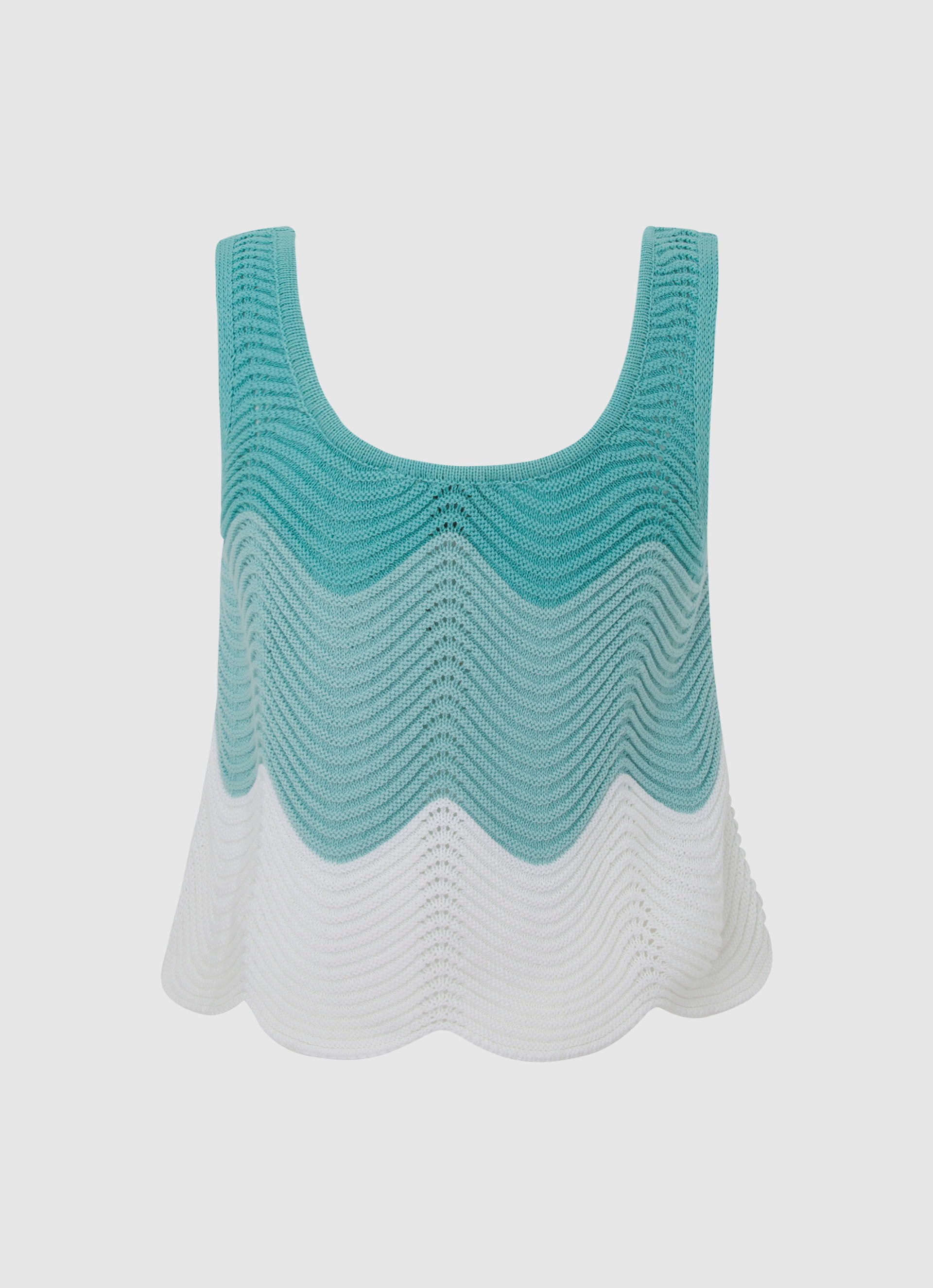 Pepe Jeans Stricktop »GALEA«, mit Wellensaum