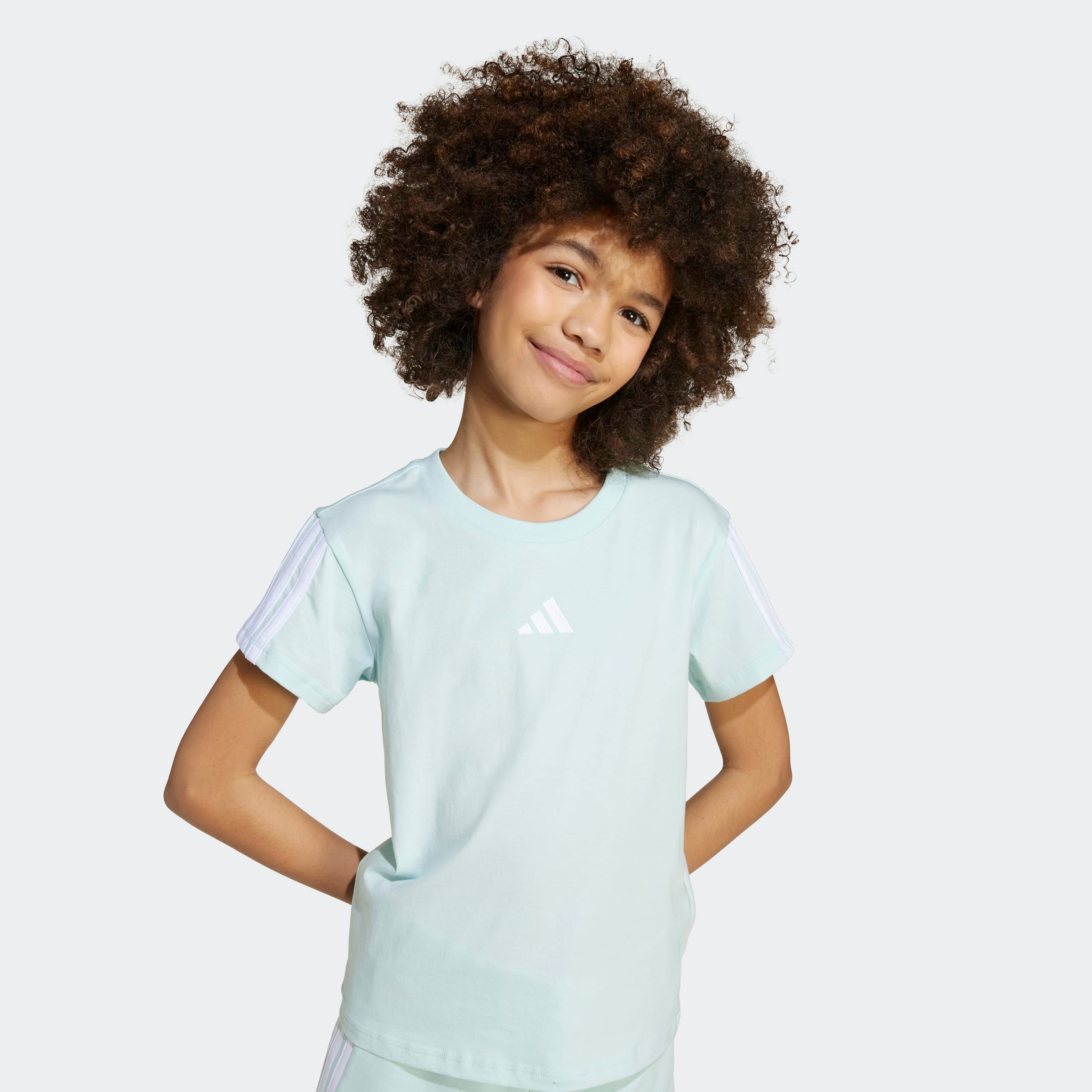 adidas Sportswear T-Shirt »JG 3S TEE 160« für Kinder, mit Rundhalsausschnitt, ohne Verschluss, aus Baumwolle