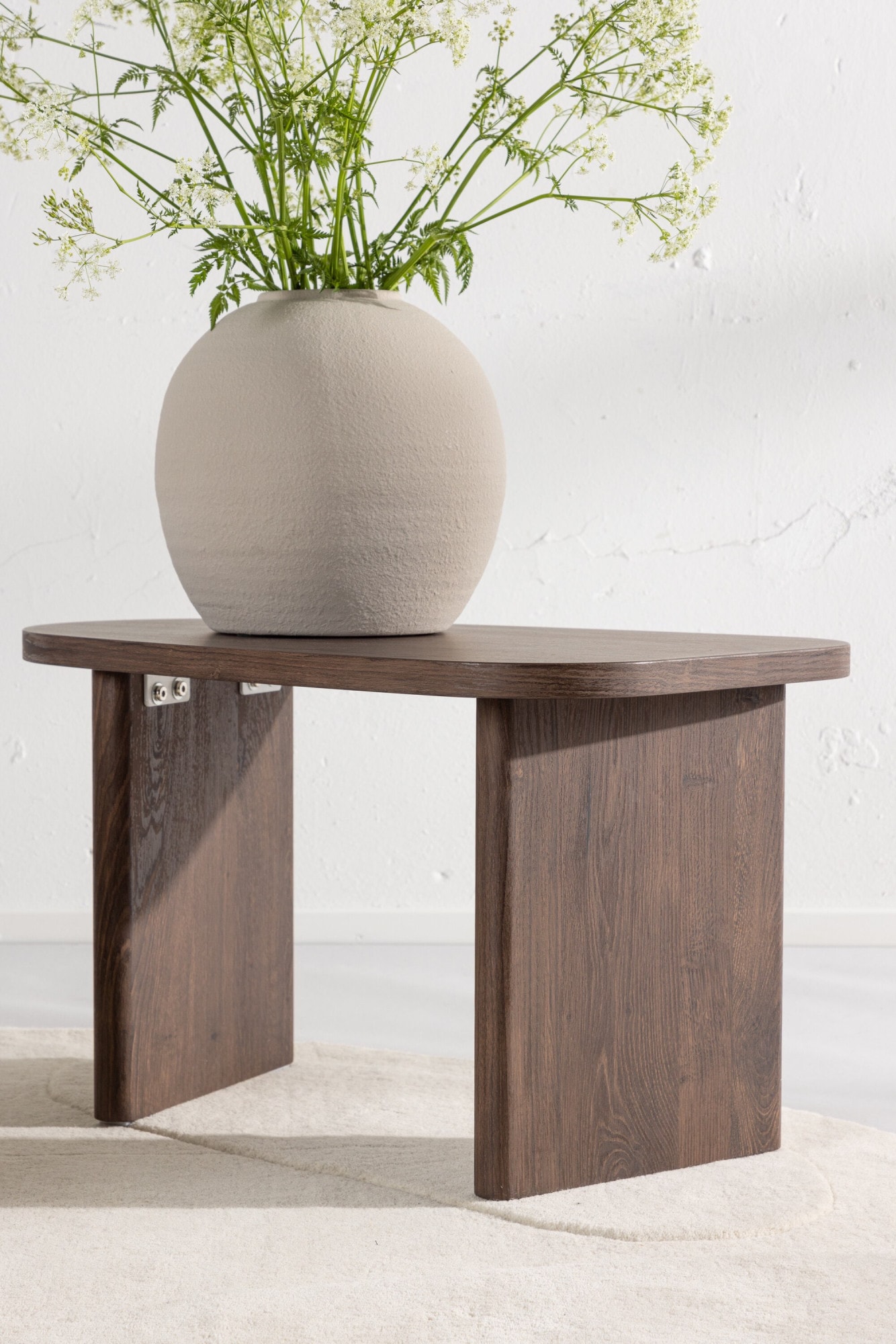 Venture Home Couchtisch »Grönvik, ovaler Beistelltisch, modern & vielseitig, 70 × 45 cm« Sofatisch, MDF, Mustermotiv, kompakt, dekorativ, modern