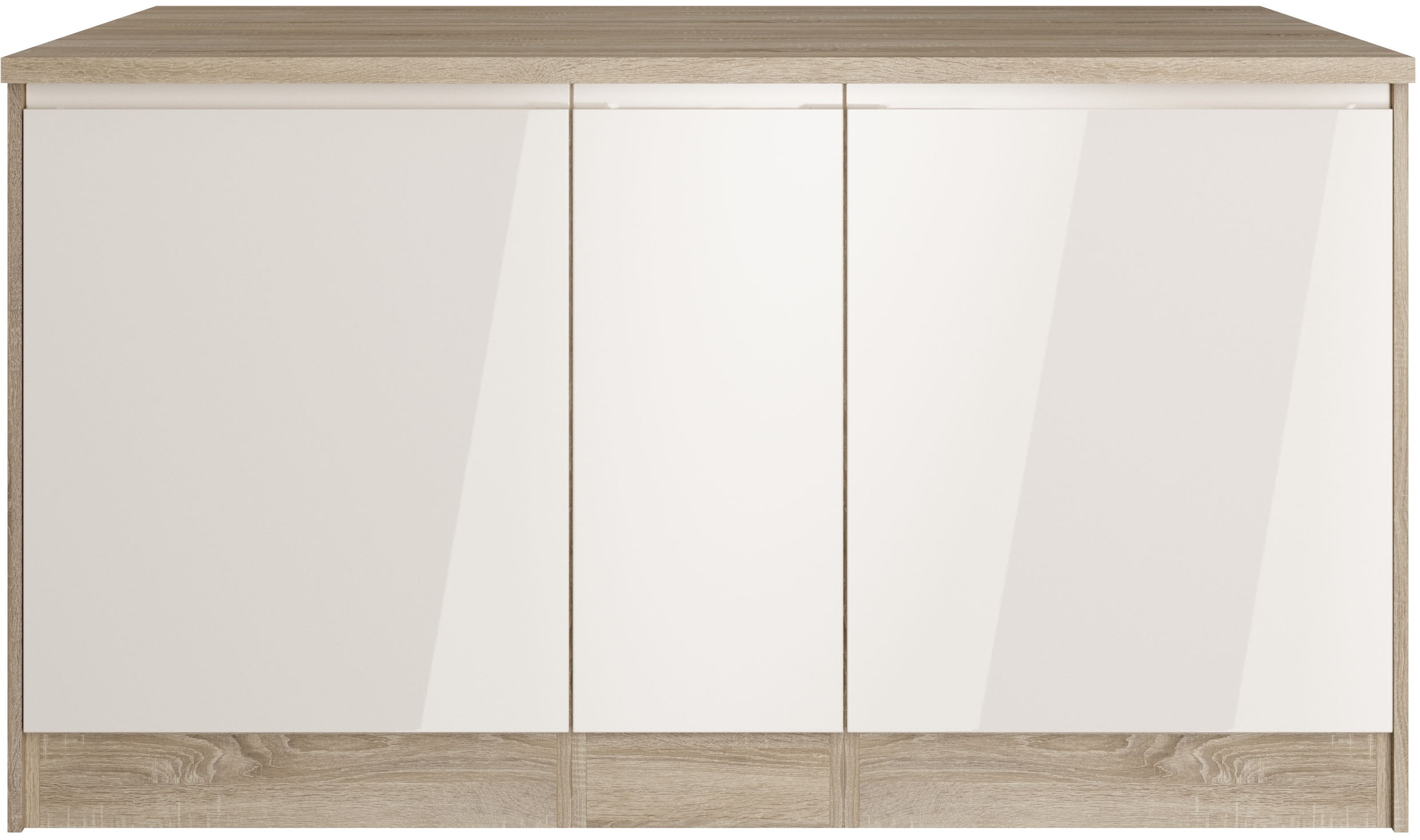 KOCHSTATION Kücheninsel »KS-Virginia« Breite 153 cm, MDF-Fronten, Flaschenregal