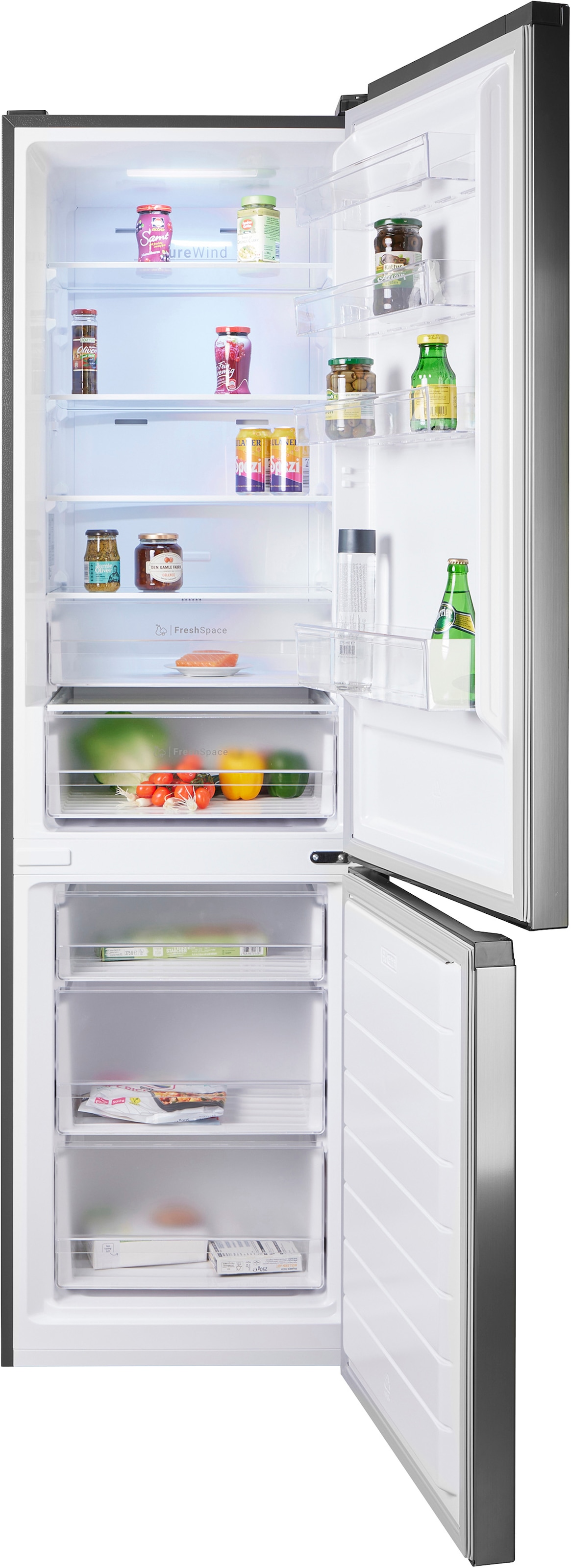 Privileg Kühl-/Gefrierkombination »PRK2 6371 S6« 200 cm hoch 59,5 cm breit Extra Cooling-Funktion mit einem Tastendruck durch Push&Go