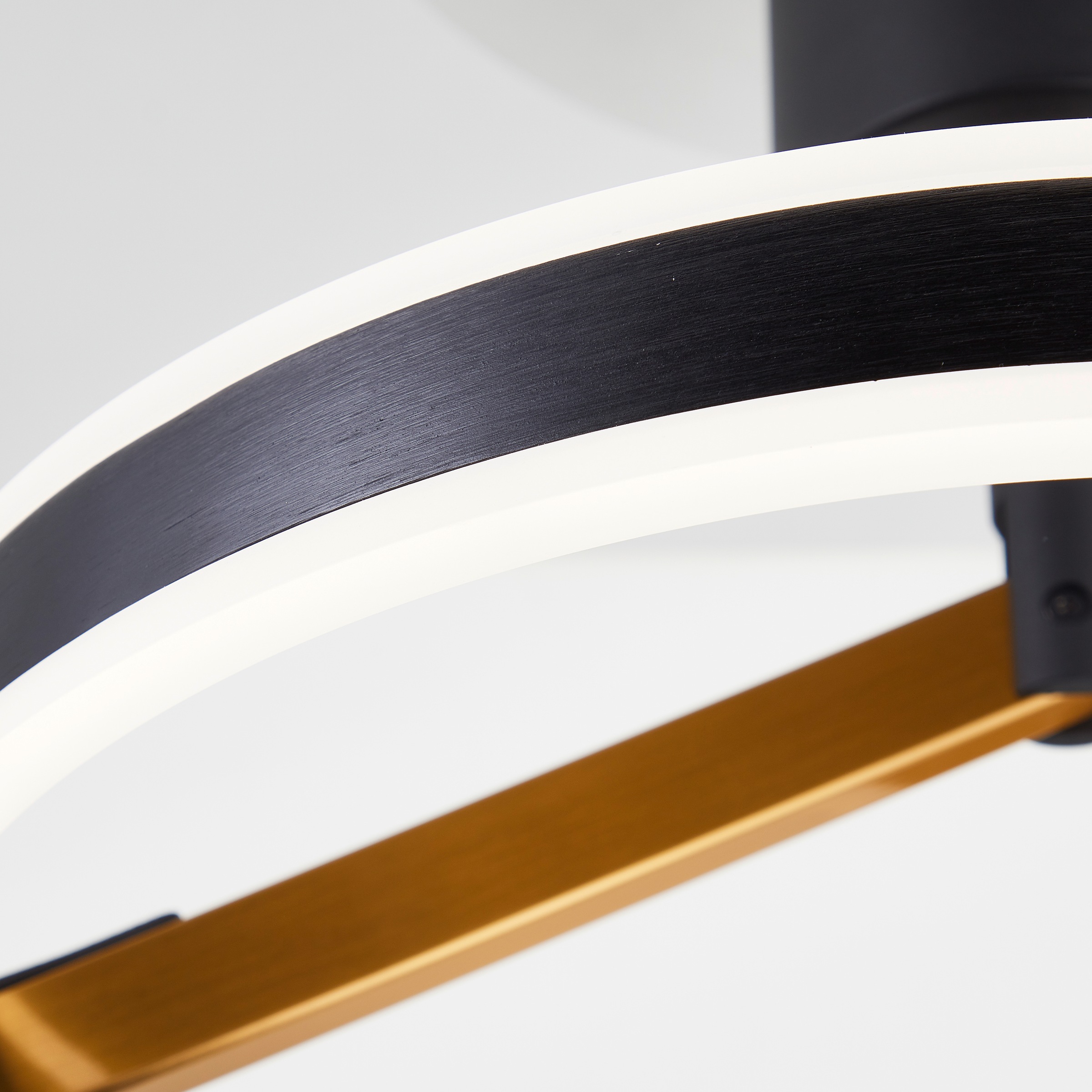 Brilliant LED Deckenleuchte »Merida«, 36 x 42 x 40 cm, 3100 lm, 3000-6500 K, dimmbar, Aluminium, schwarz