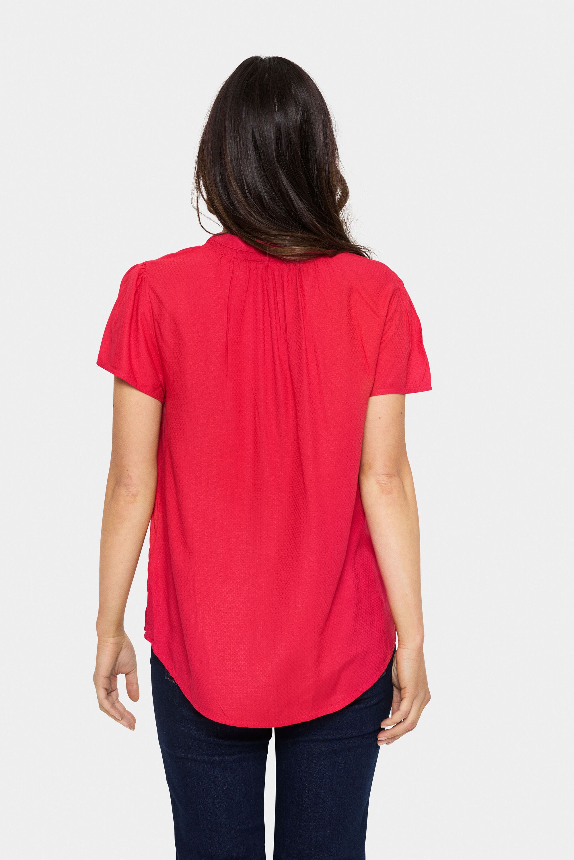 Saint Tropez Kurzarmbluse »Kurzarm-Bluse BrittaSZ«