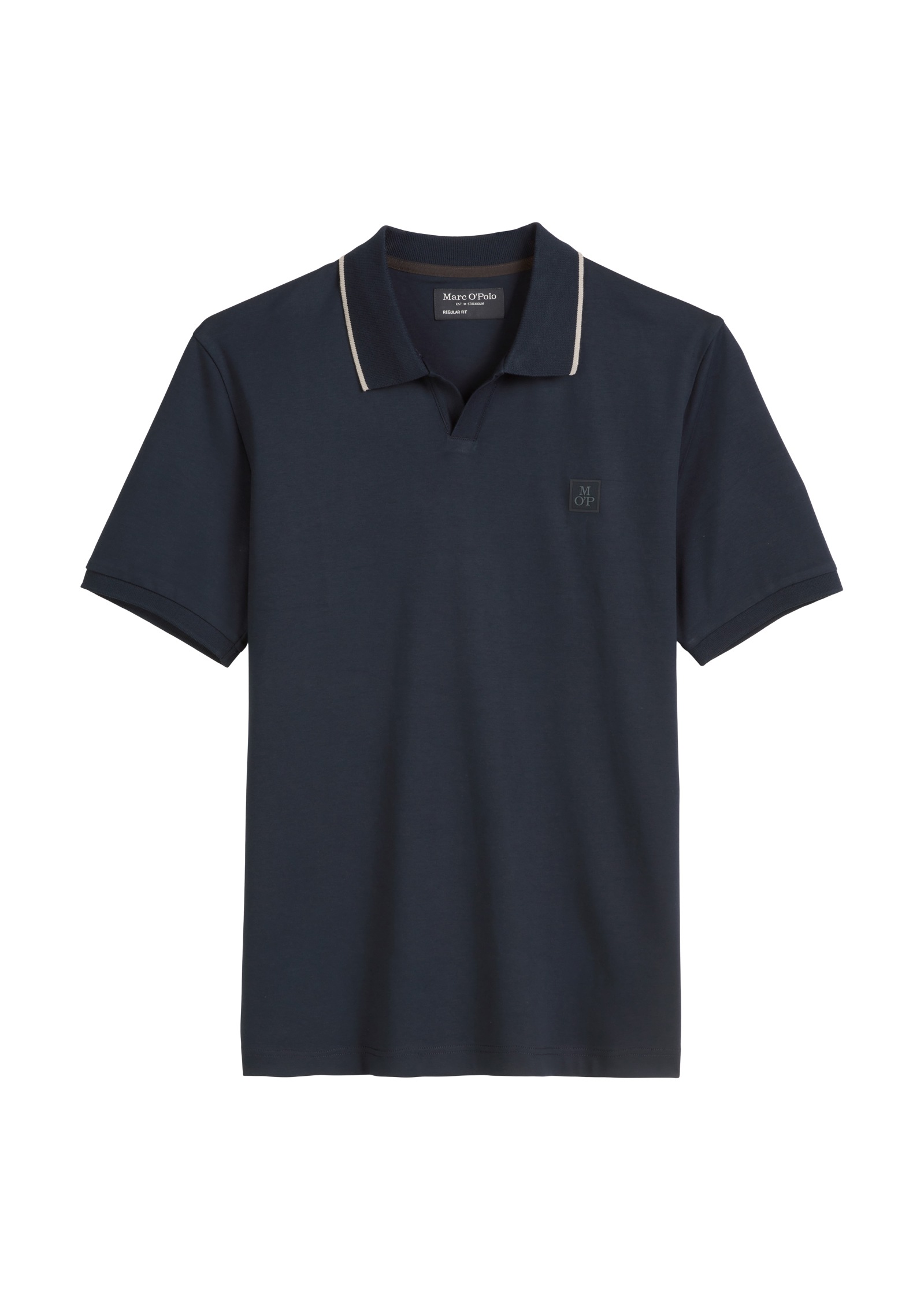 Marc O'Polo Poloshirt regular fit, kontrastfarbene Streifen am Kragen