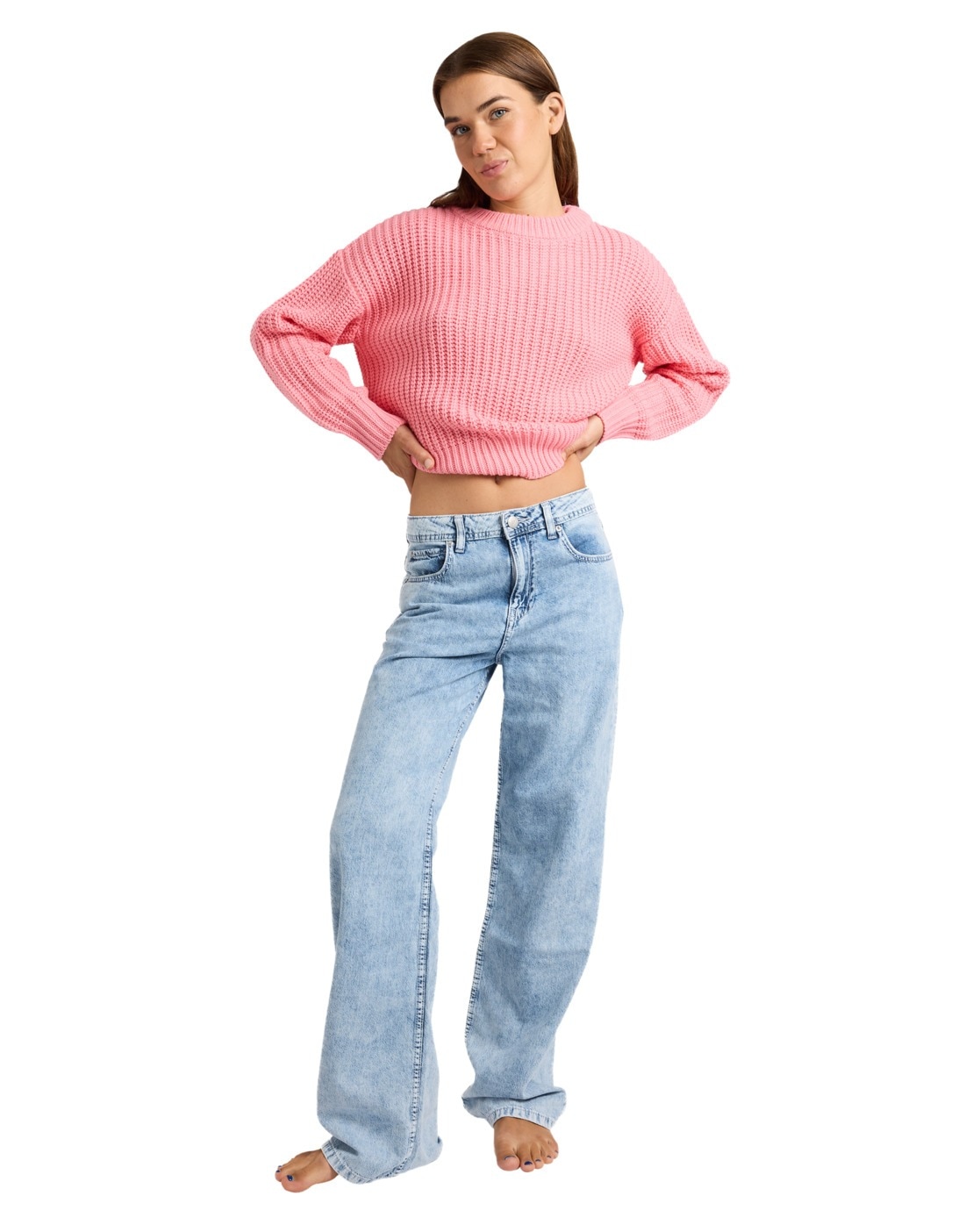 Roxy Loose-fit-Jeans »Dawn Patrol Mid Sunbleached«