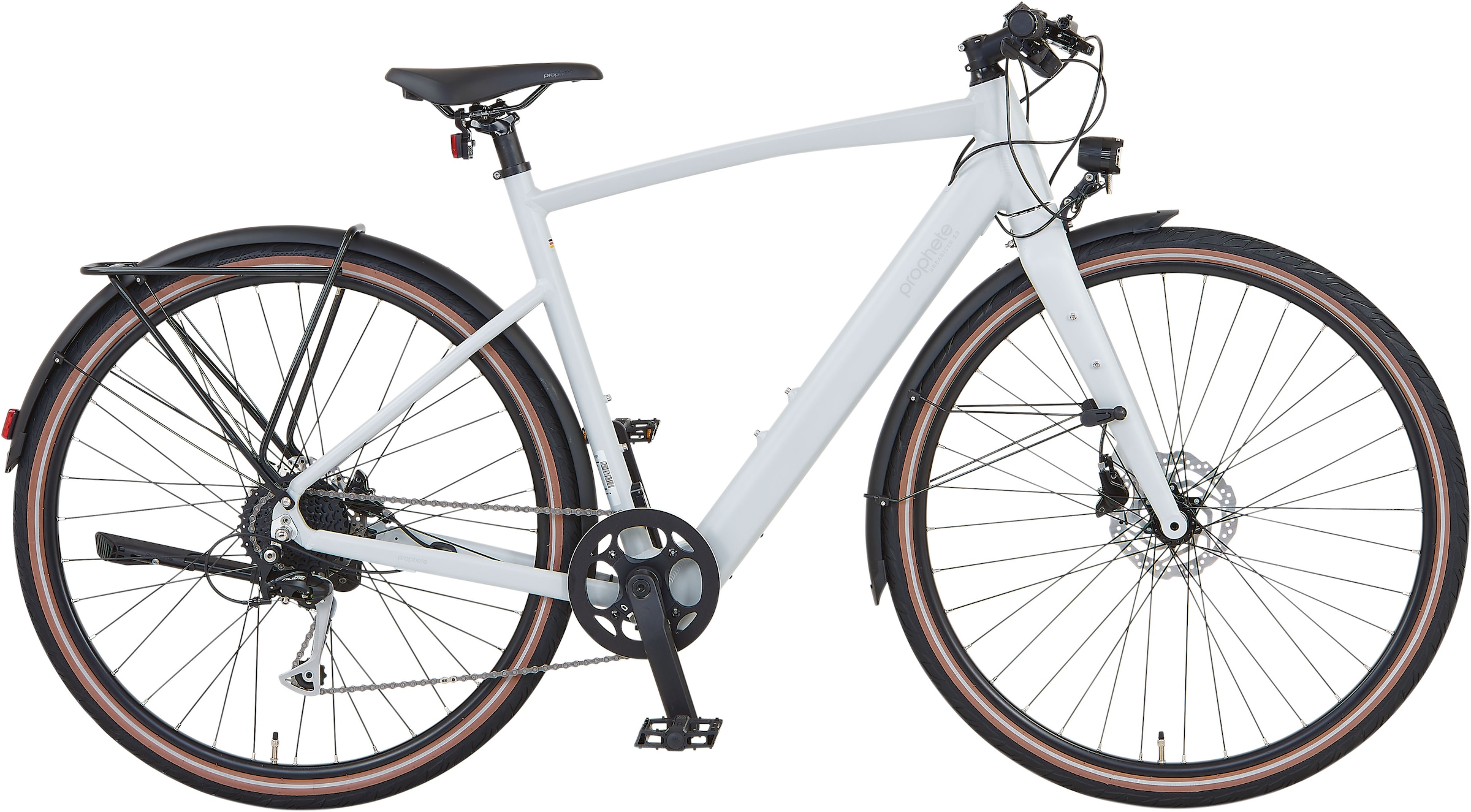 Prophete E-Bike »Urbanicer 2.9«, 9 Gang, Shimano, Alivio, Heckmotor 250 W, Pedelec, Elektrofahrrad für Herren