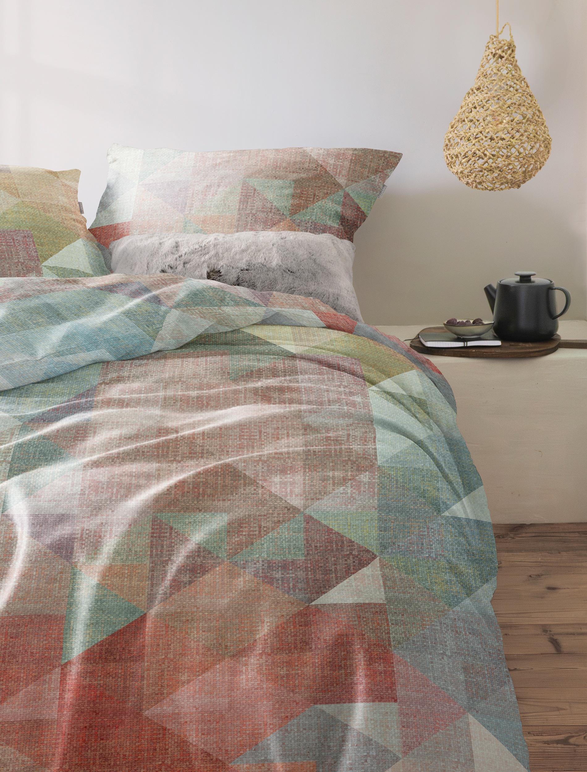 Irisette Bettwäsche »Wave 8716« 2 Mako-Satin, anschmiegsam und atmungsaktiv, Ganzjahresqualität