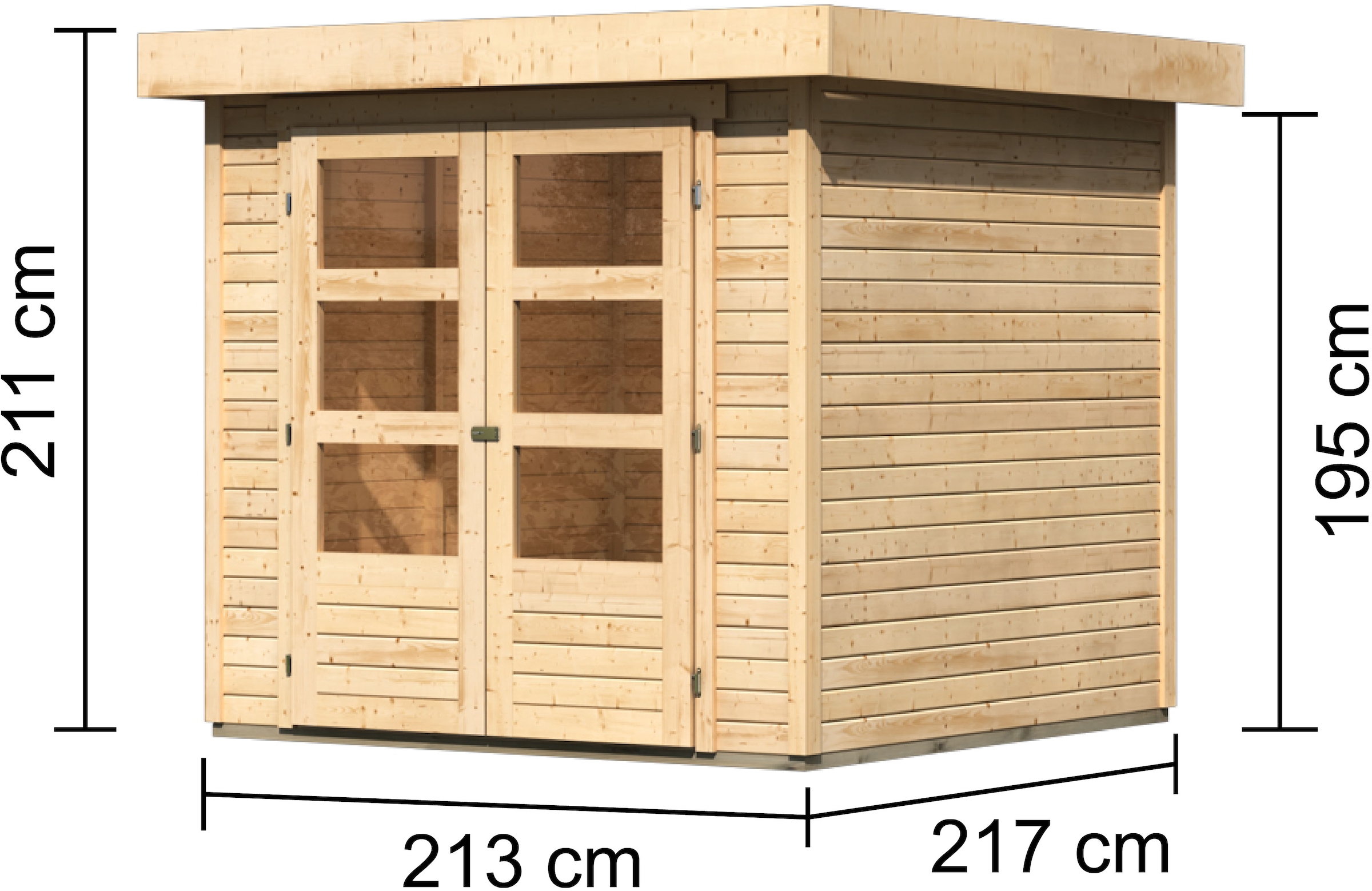 KONIFERA Gartenhaus »Nikulai 2«