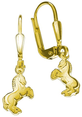 Firetti Paar Ohrhänger »Pferd, gelbgoldfarben vergoldet, Glanz« kaufen