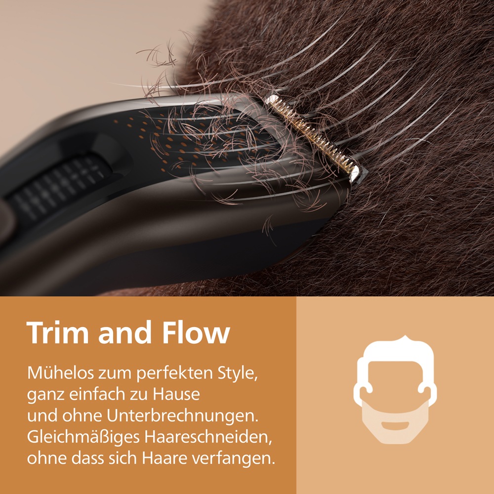 Philips Haarschneider »Serie 9000 HC9722/15« 3 Aufsätze 28 Längeneinstellungen, Precision Fade Tools und Turbo Modus