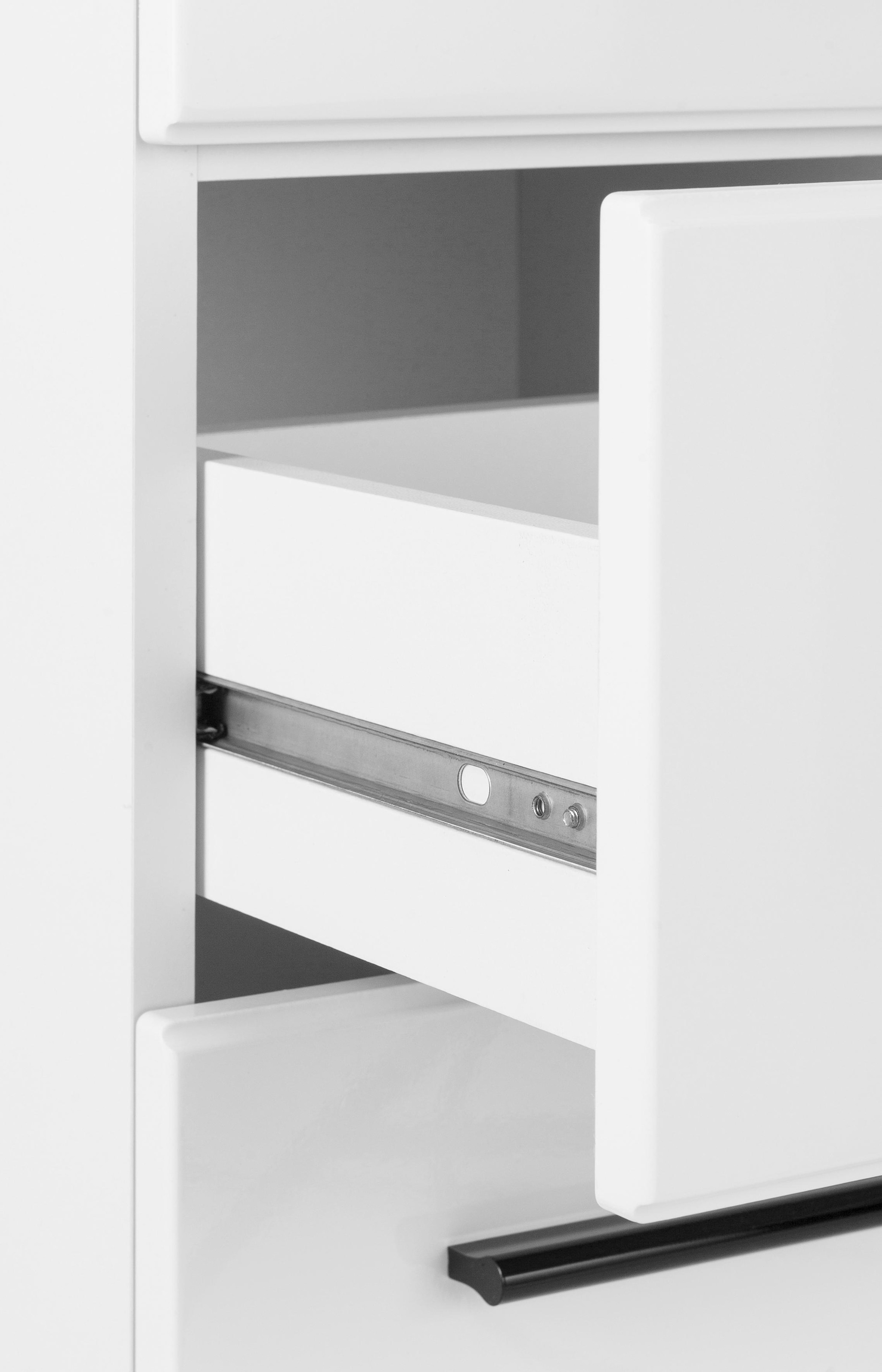 INOSIGN Hochschrank »Sovana«, Badschrank mit einer Schublade und 5 Fächern - (B/T/H) 30/31/182 cm
