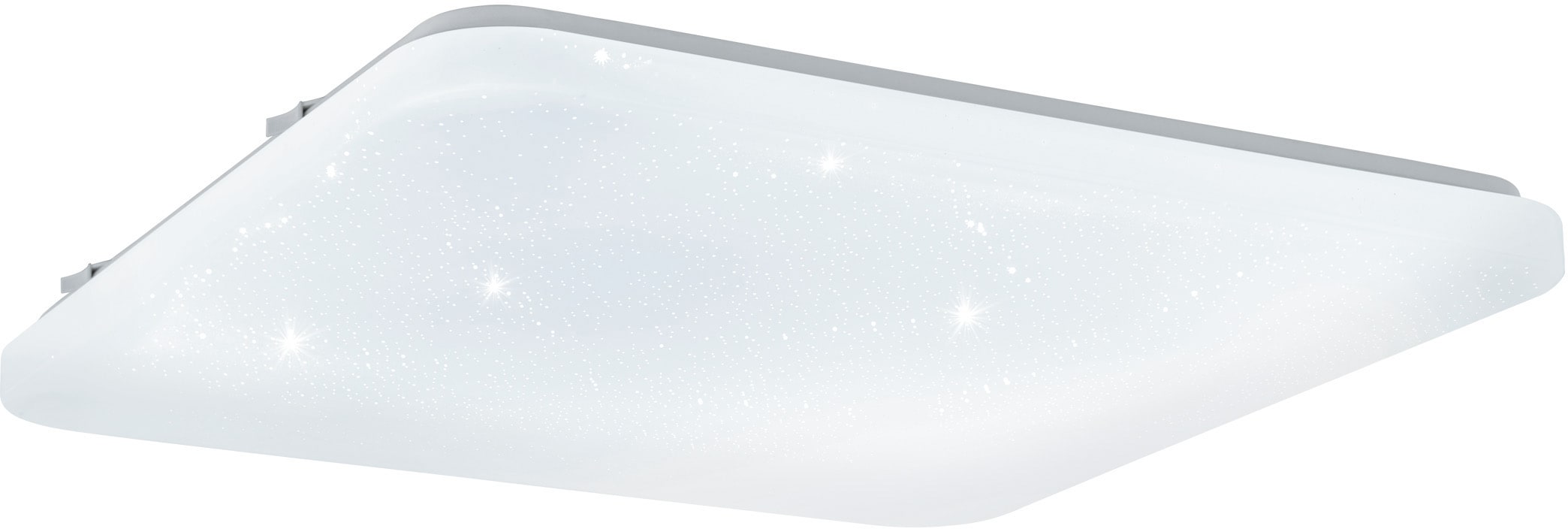 EGLO LED Deckenleuchte »FRANIA-S«, LED-Board, Warmweiß, weiß / L43 x H7 x  B33 cm / inkl. 1 x LED-Platine (je 33W, 3600lm, 3000K) / Deckenlampe -  Sternenhimmel - Lampe - Schlafzimmerlampe -