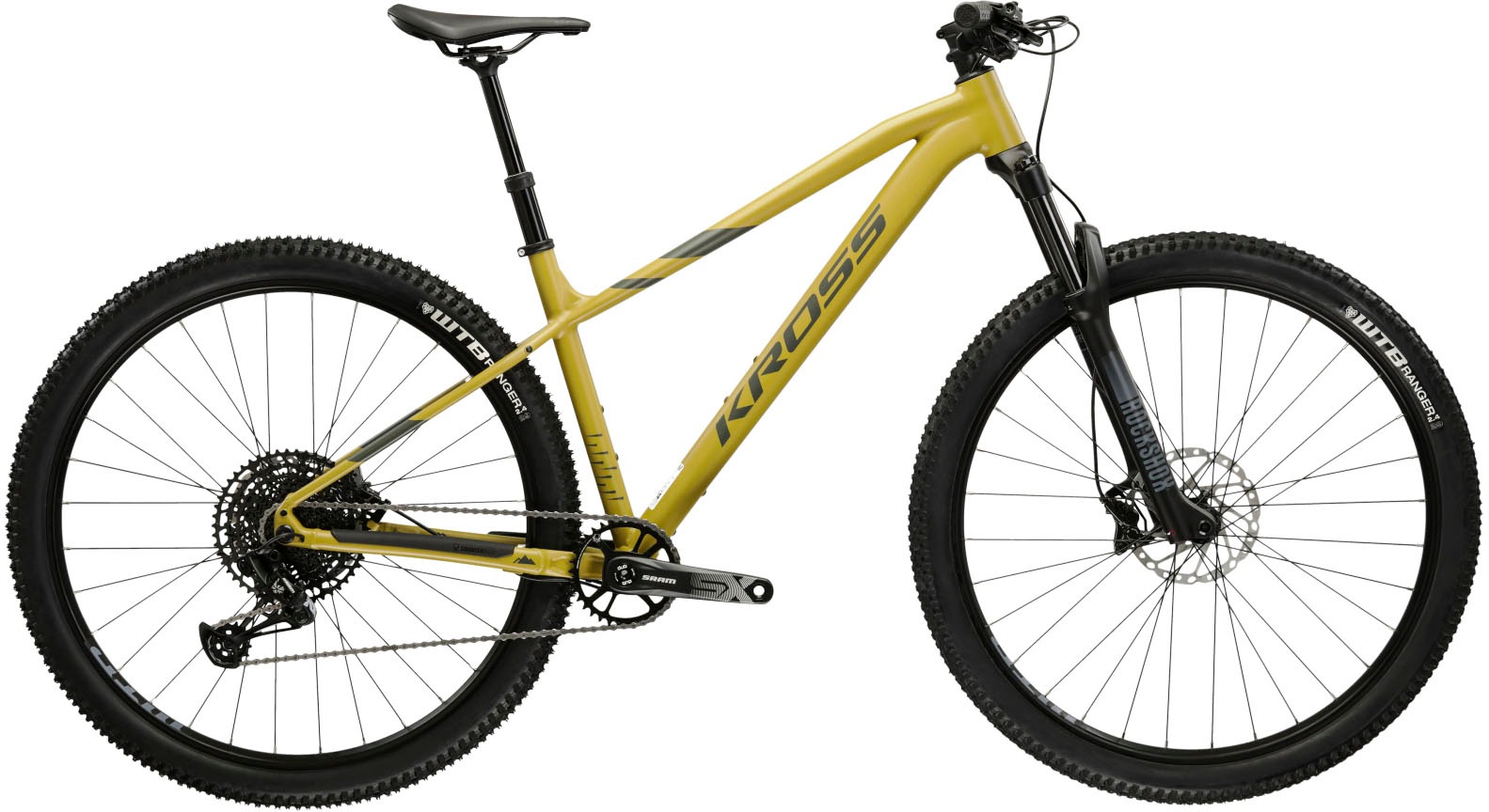 Kross Mountainbike »Hardtail Level 6.0« 12 Gang SRAM NX EAGLE Schaltwerk Kettenschaltung in braun, Größe 29 Zoll (73,66 cm) hinten: 29 Zoll (73,66 cm)