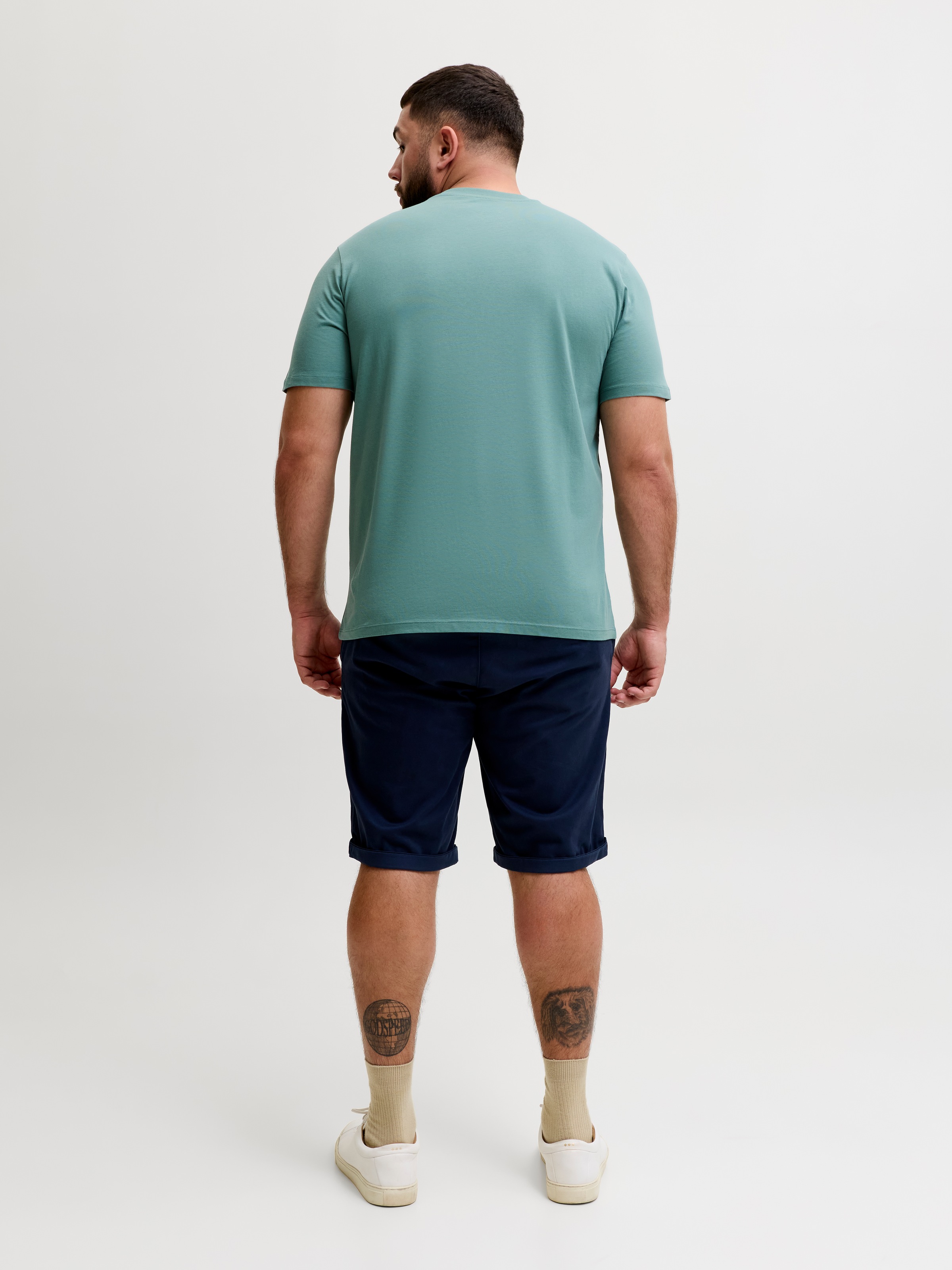 Jack & Jones PlusSize T-Shirt »JPRBLAOSCAR SS TEE FST PLS« mit Logo Schriftzug
