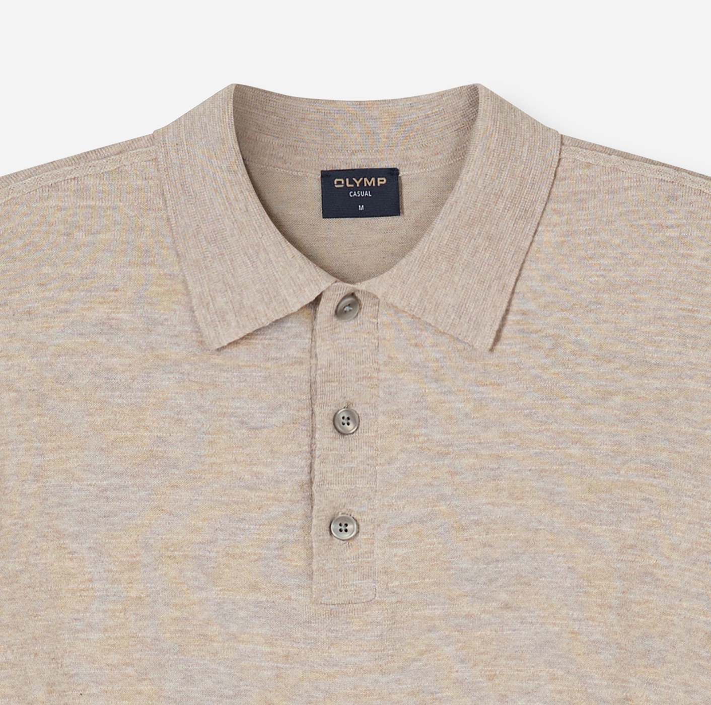OLYMP Poloshirt »Strick Casual« mit Knopfleiste, regular fit