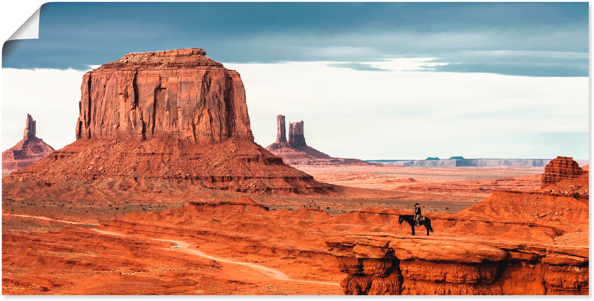 Artland Wandbild »Colorado - Utah Monument Valley«, Amerika, (1 St.), als Leinwandbild, Poster in verschied. Größen