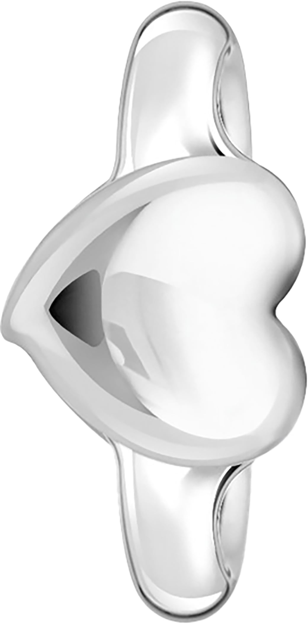 THOMAS SABO Ohrklemme »Earcuff in Herzform, Bold Elegance, EC0028-001-21, EC0028-413-39«