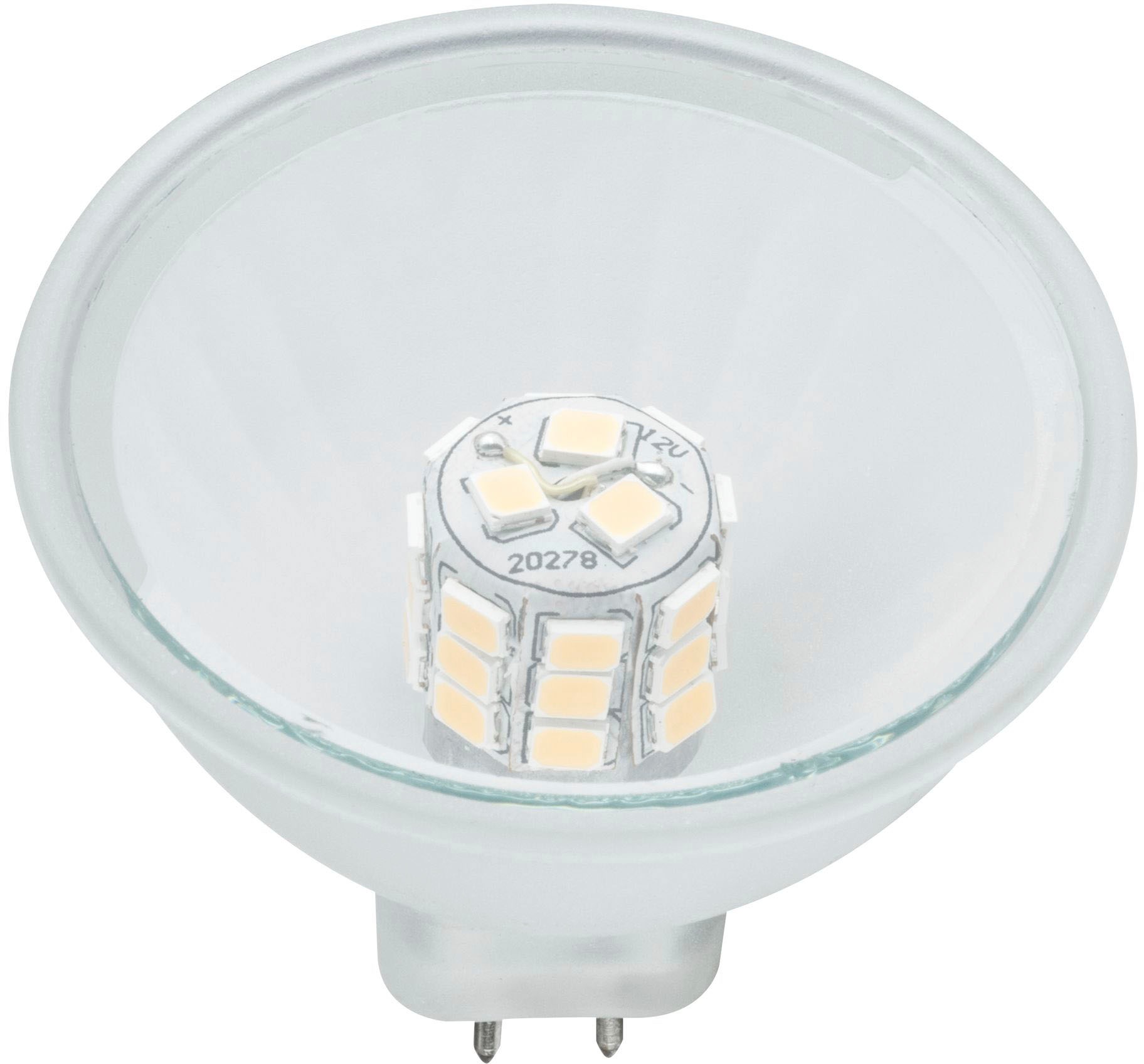Paulmann LED-Leuchtmittel »Reflektor Maxiflood 3W GU5,3 12V«, GU 5,3, 1 St., Warmweiß