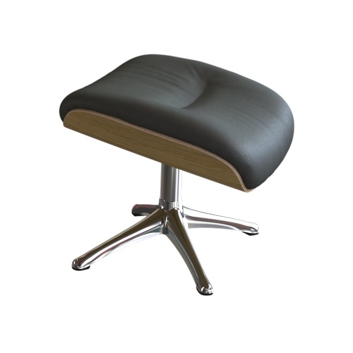 FLEXLUX Fußhocker »Clement Beinstütze, Hervorragender Komfort, Robuster Alu Fuß« Beinauflage zur Entspannung, pflegeleicht, Rahmen in Holzoptik