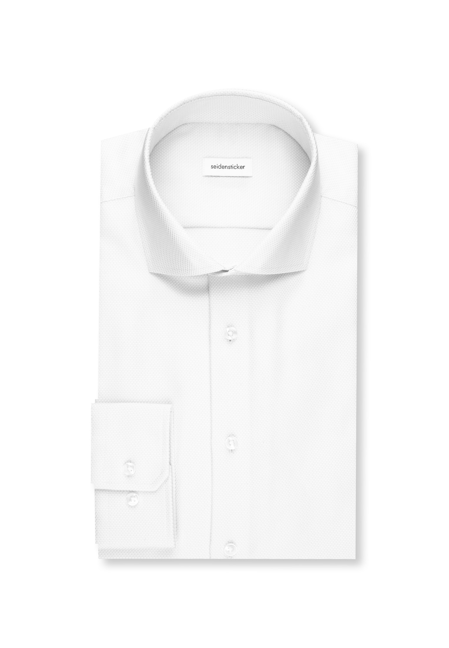 seidensticker Businesshemd »Schwarze Rose« Slim 1/1 Extra lang Kentkragen Struktur