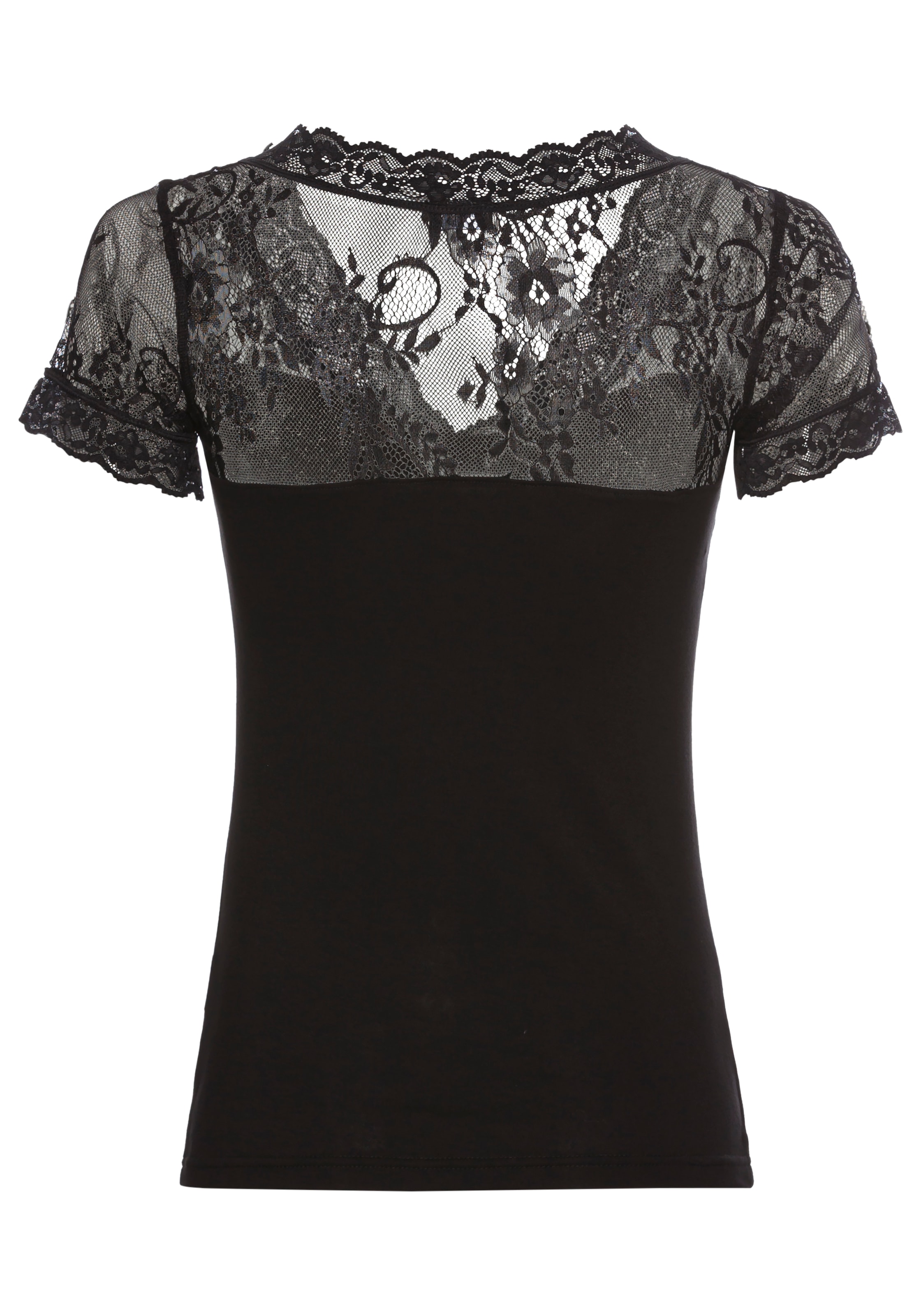 Laura Scott Spitzenshirt, im Lingerie-Look, NEUE KOLLEKTION