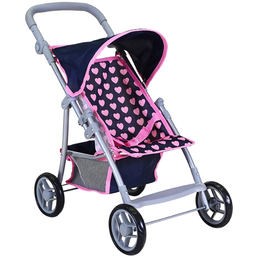 Knorrtoys® Puppenbuggy »Liba - Pink Hearts«