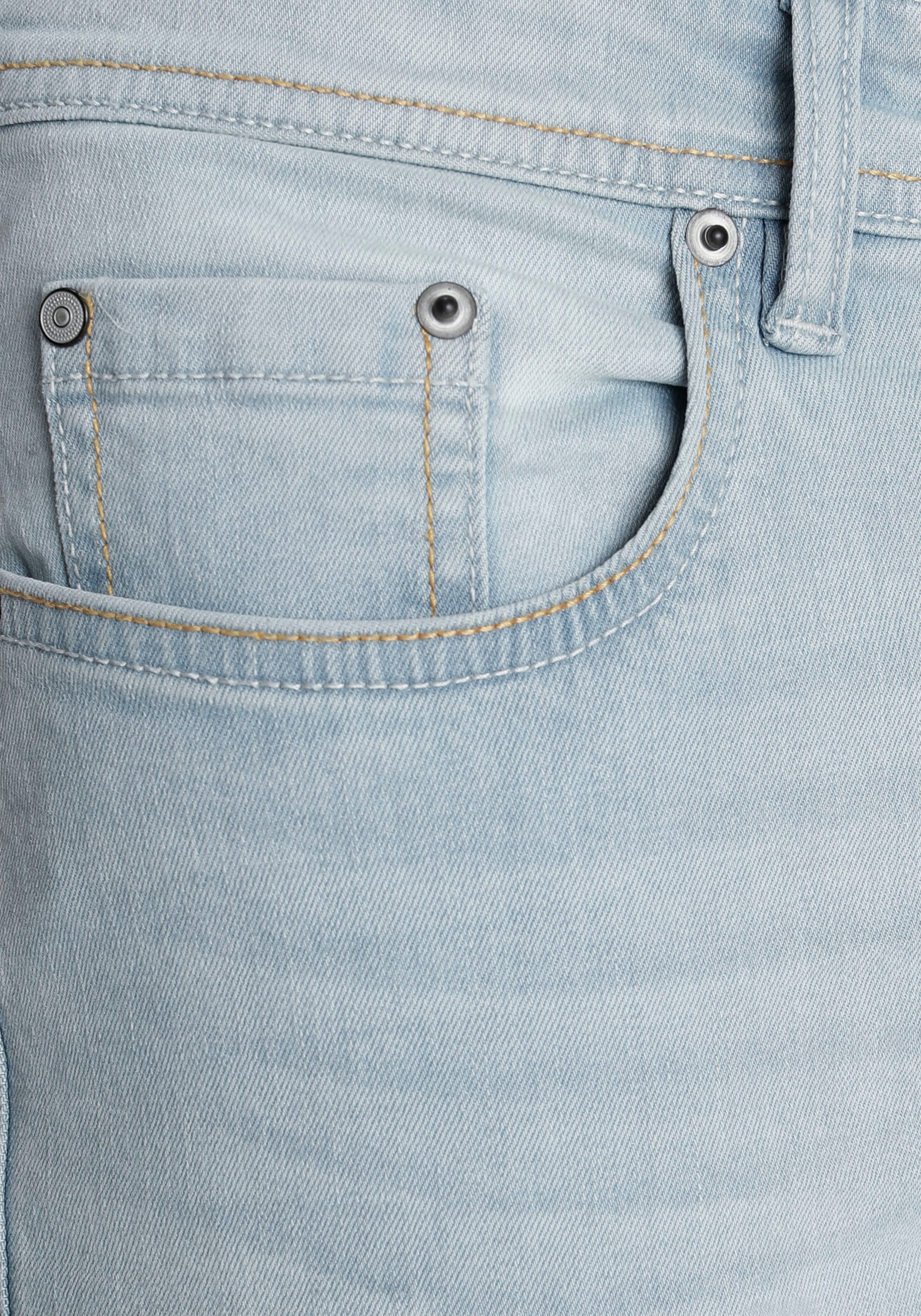 AJC Straight-Jeans, gerade geschnitten, Used-Look-Waschung, niedrige Leibhöhe