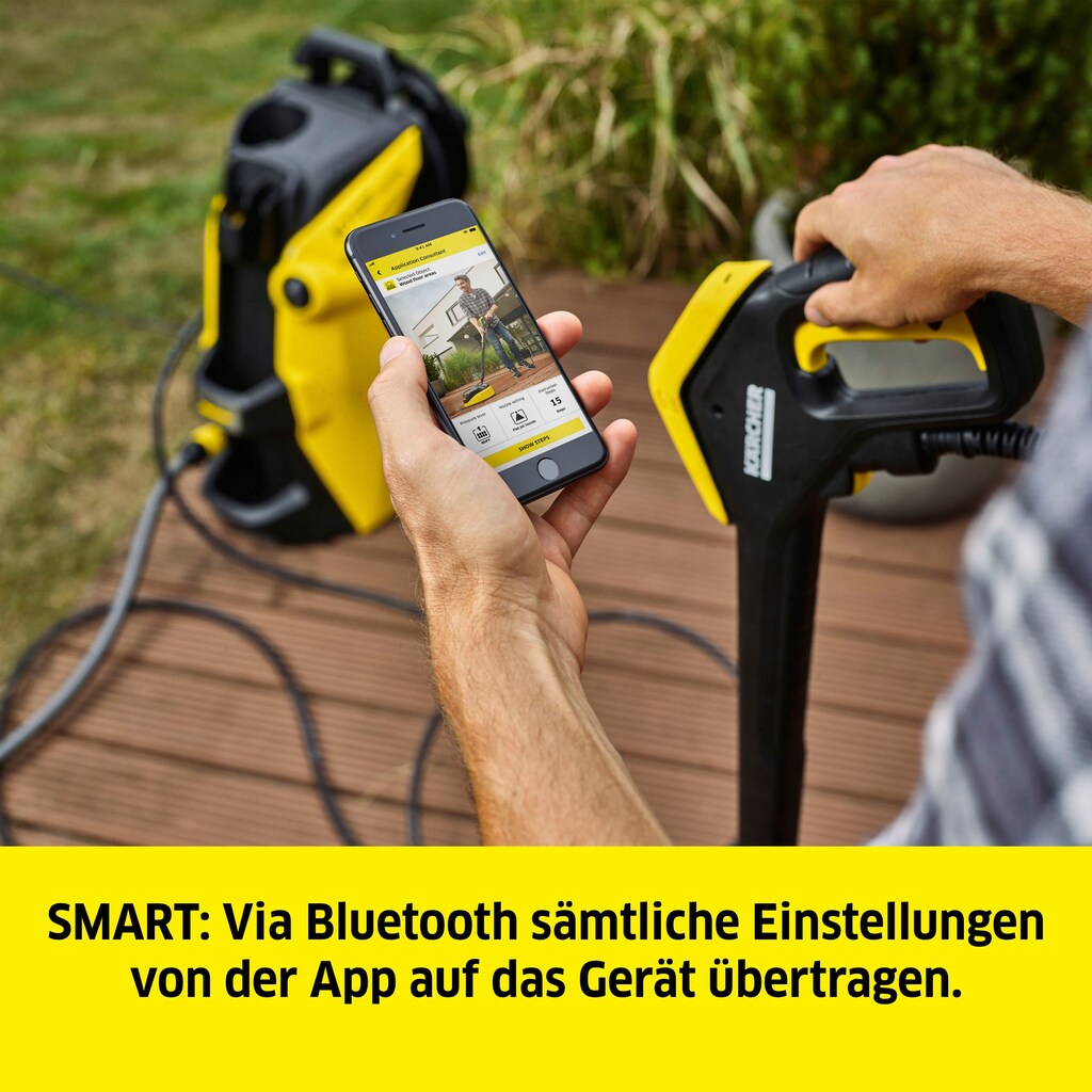 KÄRCHER Hochdruckreiniger »K 7 Premium Smart Control«, Bluetooth zur Home & Garden App, Quick Connect
