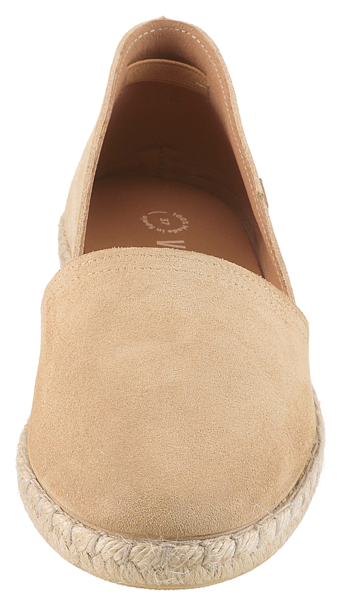 VERBENAS Espadrille »CARMEN SERRAJE«, Schlupfschuh, Sommerschuh, Loafer mit typischem Jute-Rahmen