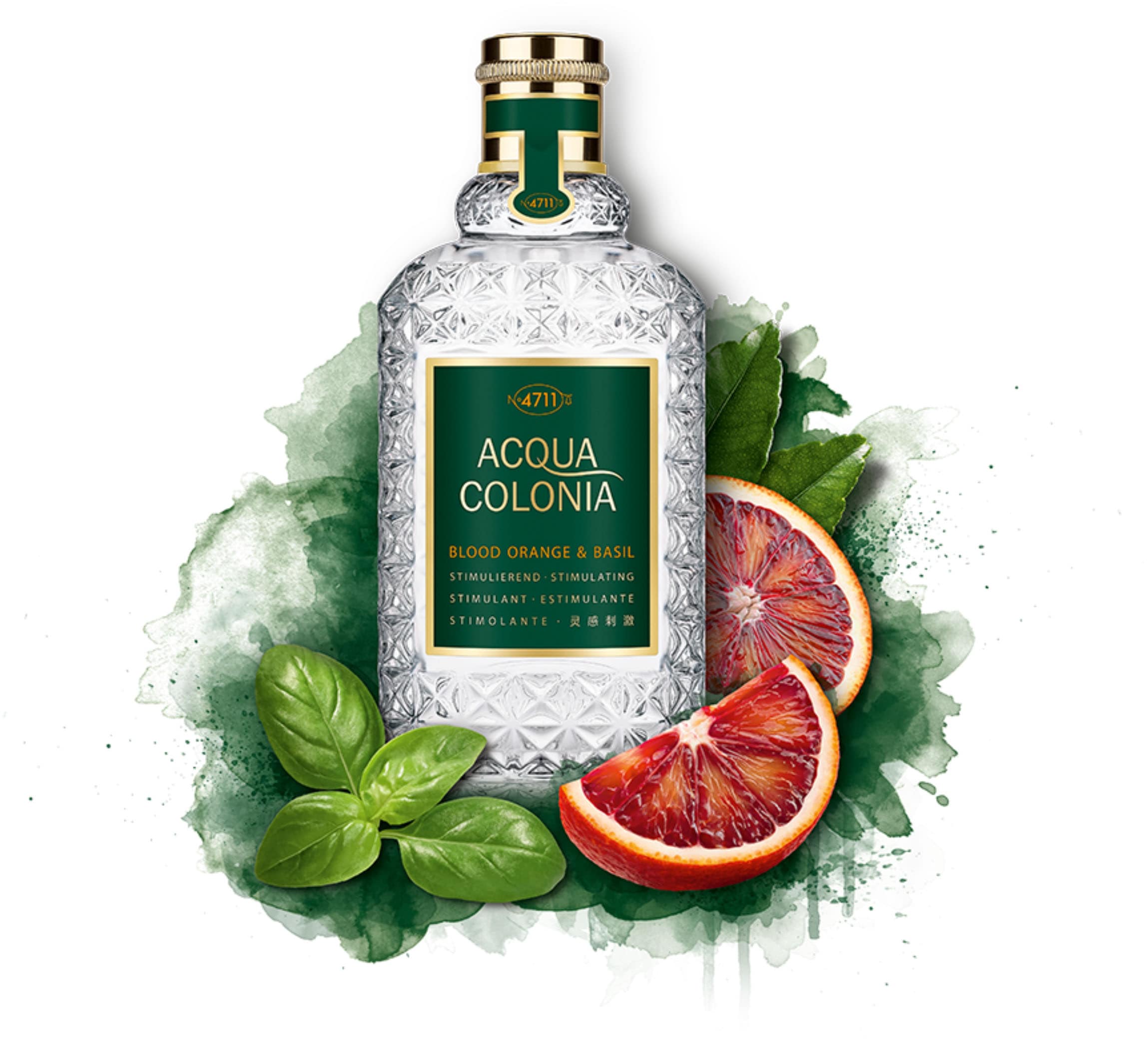 4711 Eau de Cologne »4711 Acqua Colonia BLOOD ORANGE&BASIL EAU DE COLOGNE NATURAL SPRAY«, (Packung, 1 tlg.)