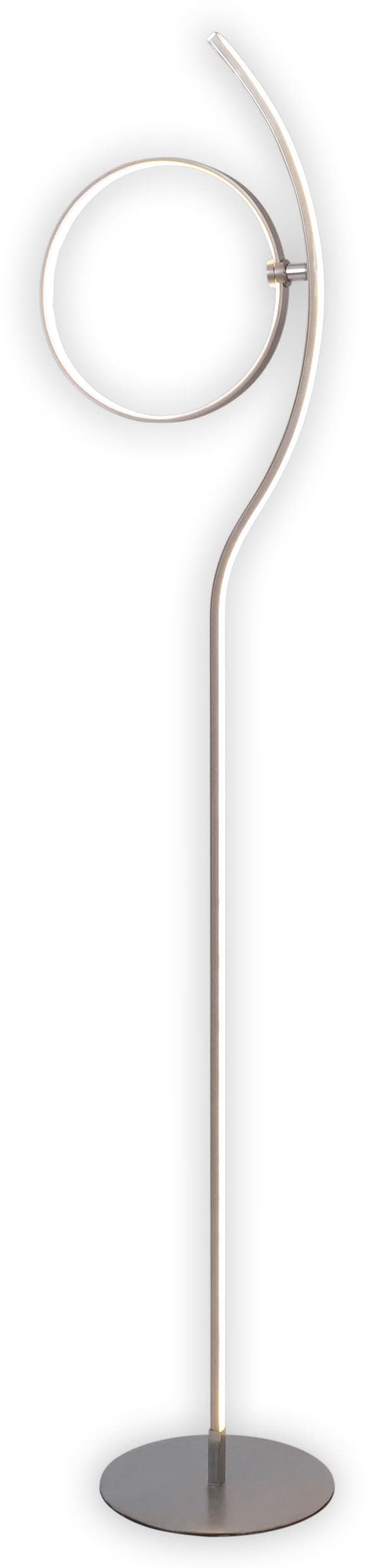 näve LED Stehlampe »"Loop Line"«, Dimmbar in 3 Stufen per Touch-Dimmer; Inkl. Stecker-Netzteil