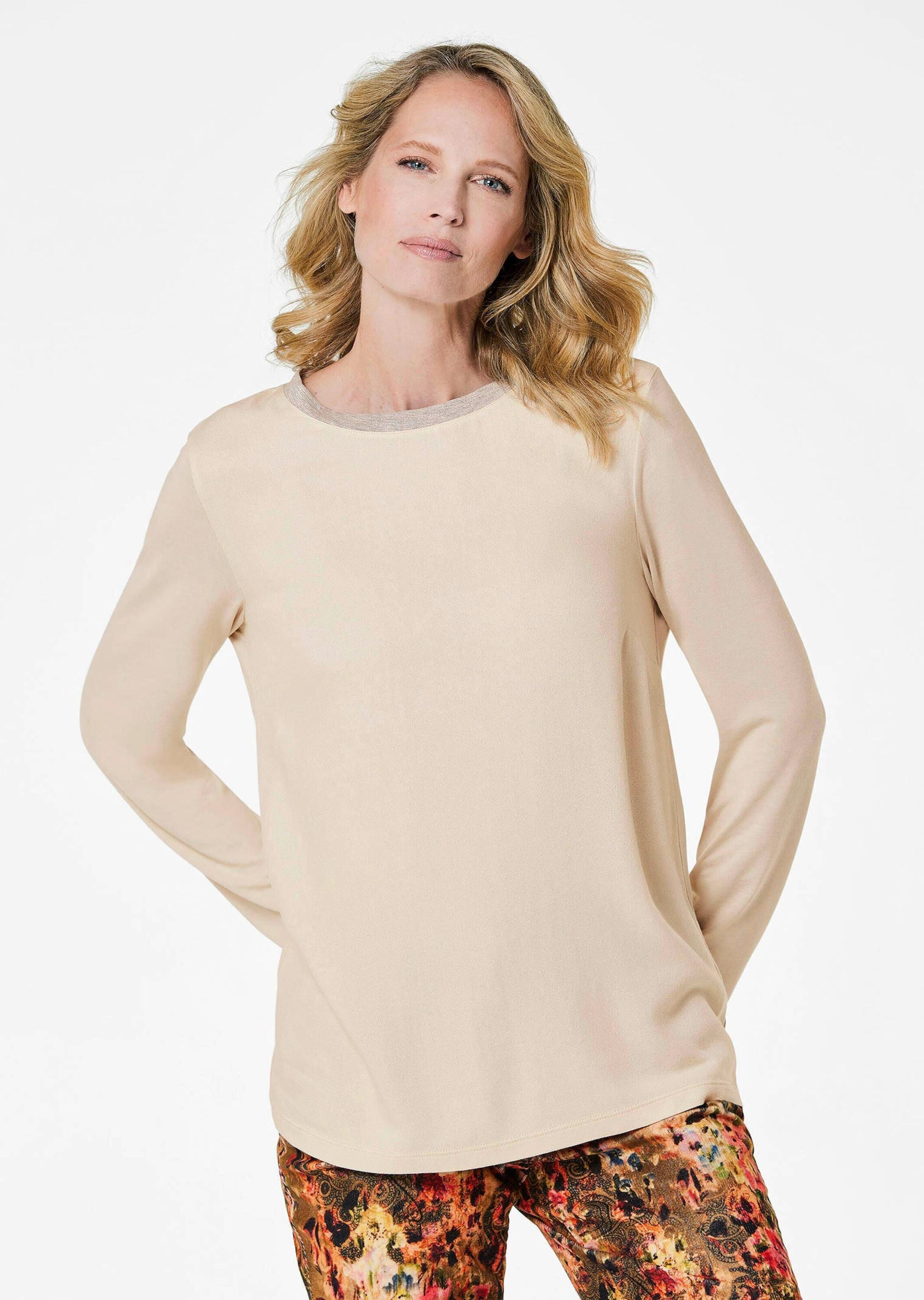 GOLDNER Kurzarmbluse »Blusenshirt«