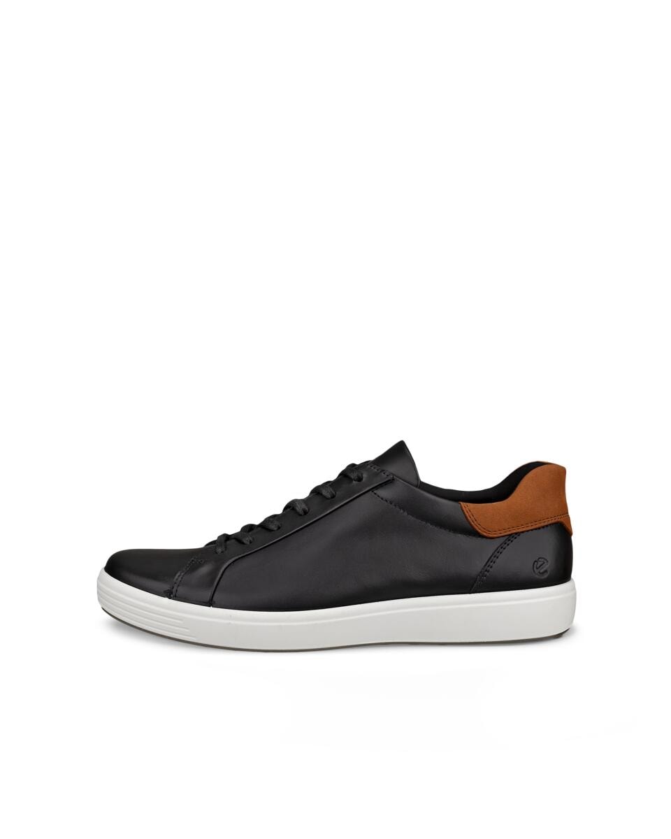 Ecco Sneaker »ECCO Soft 7 M«, Freizeitschuh, Halbschuh, Schnürschuh mit heller Laufsohle
