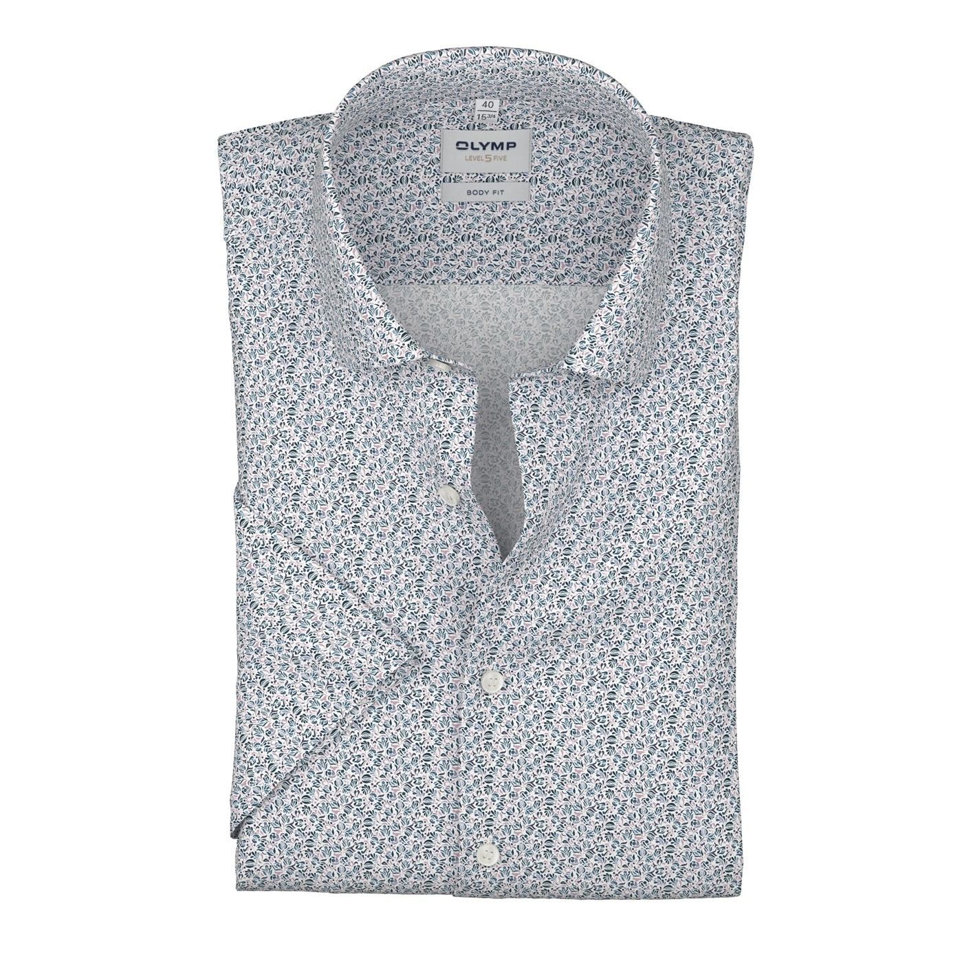 OLYMP Kurzarmhemd »Level Five« Businesshemd, body fit, Kentkragen