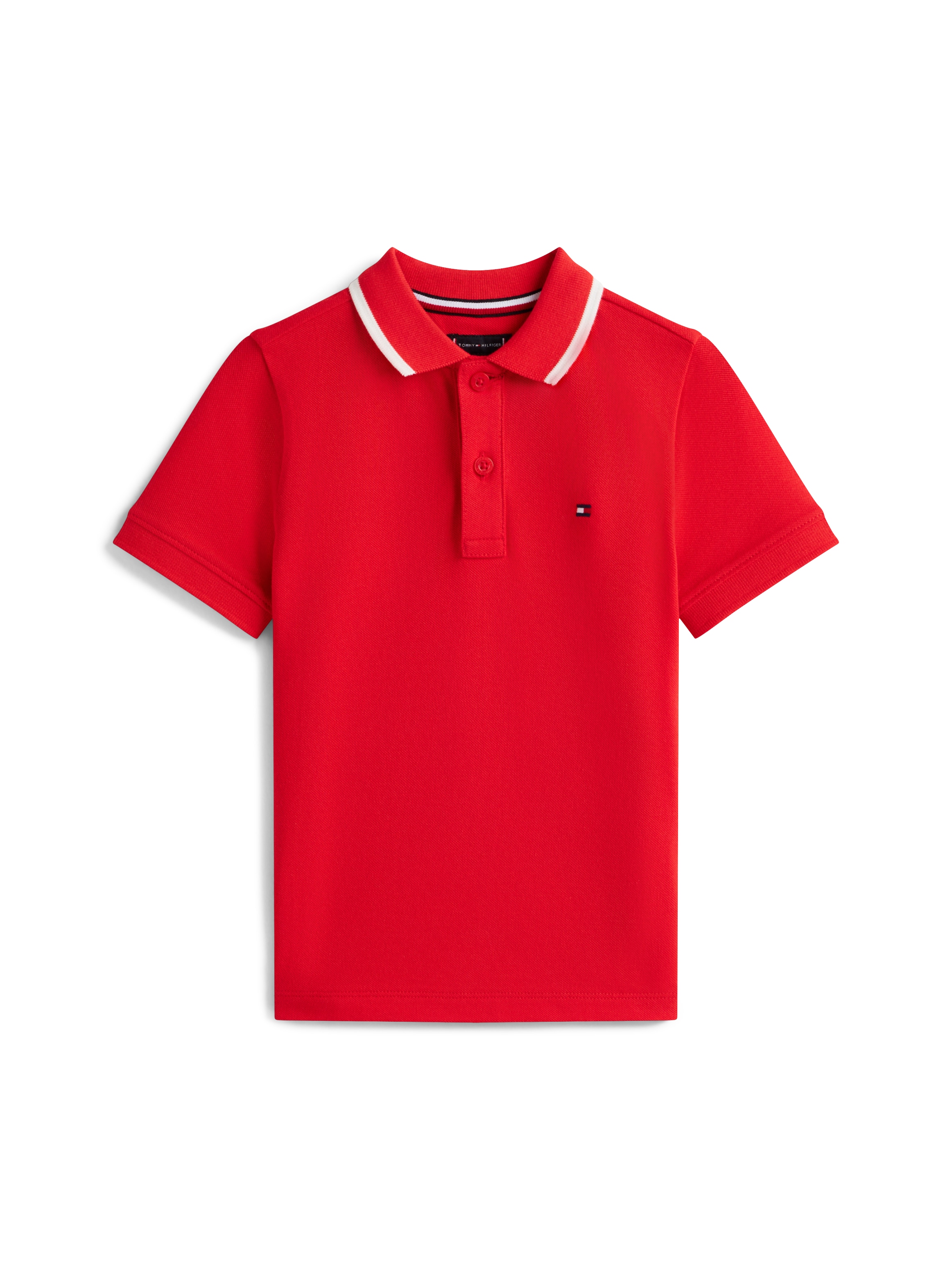Tommy Hilfiger Poloshirt »LB TAKE IT EASY GRAPHIC POLO SHORT SLEEVE« Kinder bis 16 Jahre, Backprint, regular fit