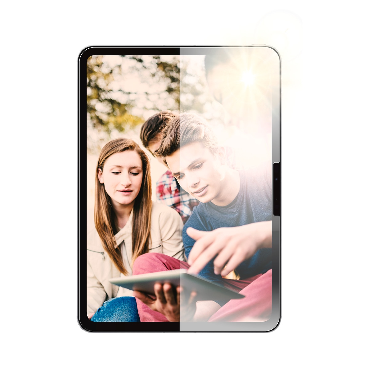 CARE by PanzerGlass Displayschutzglas »AntiReflective Protector« für Apple iPad Pro 11" (2025) Displayschutzfolie, Schutzfolie, Bildschirmschutz, kratz- & stoßfest