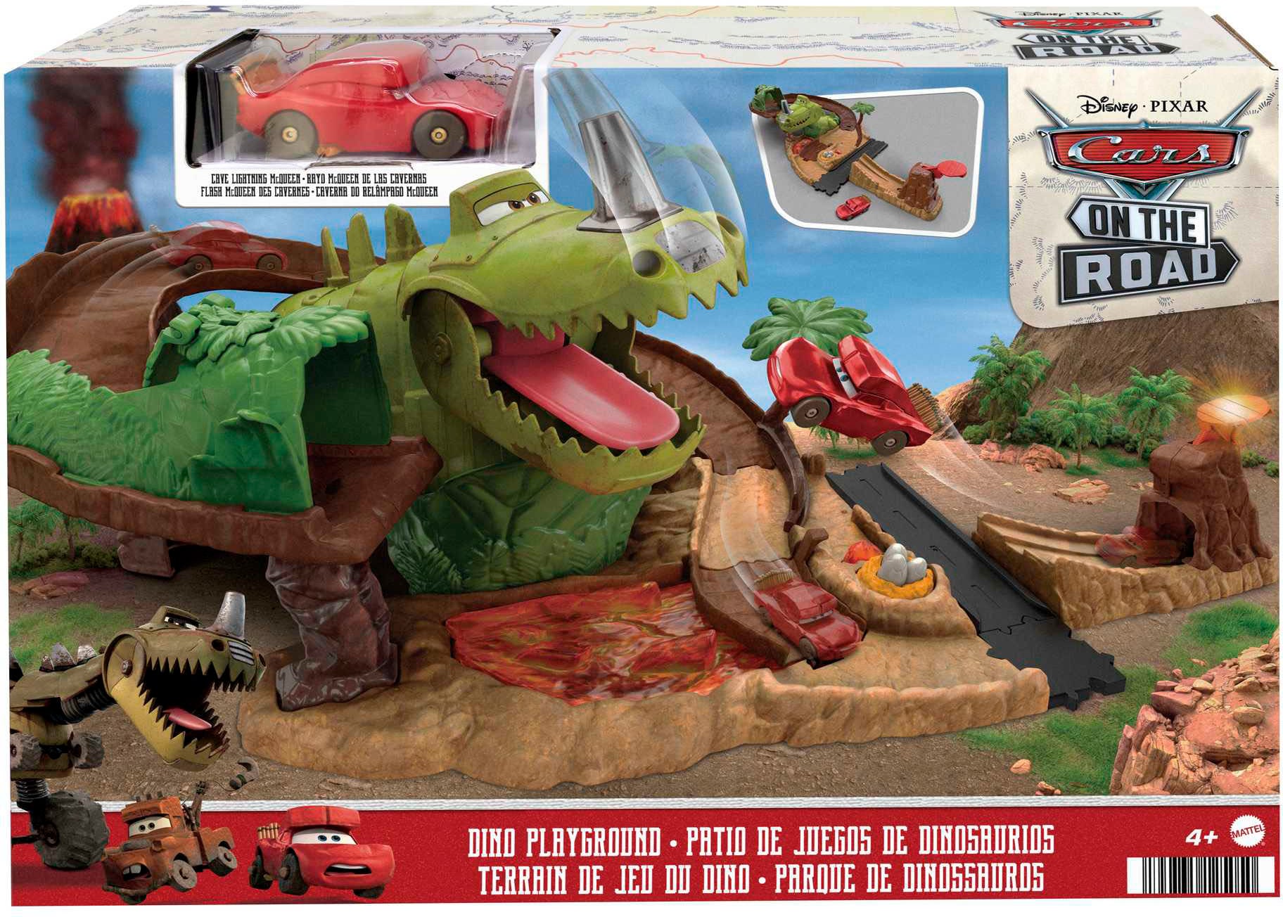 Mattel® Spielwelt »Disney Pixar Cars, Dinosaurier-Spielplatz«, inkl. Lightning McQueen, Cars On The Road