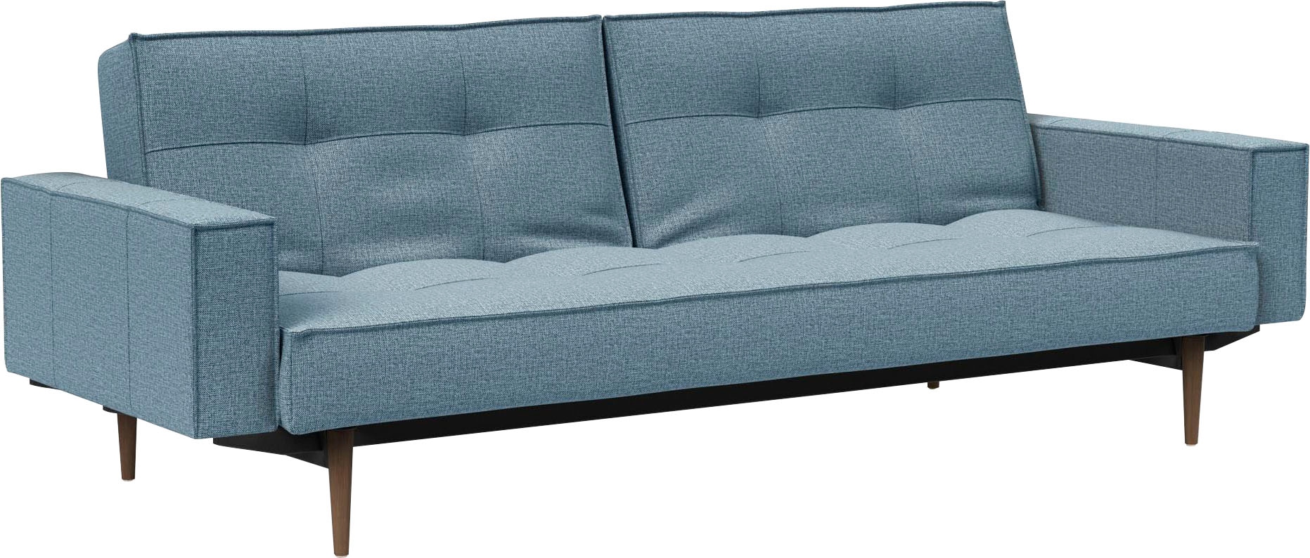 Styletto Armlehne mit Sofa und ™ »Splitback«, kaufen Design LIVING INNOVATION dunklen Beinen, online skandinavischen in