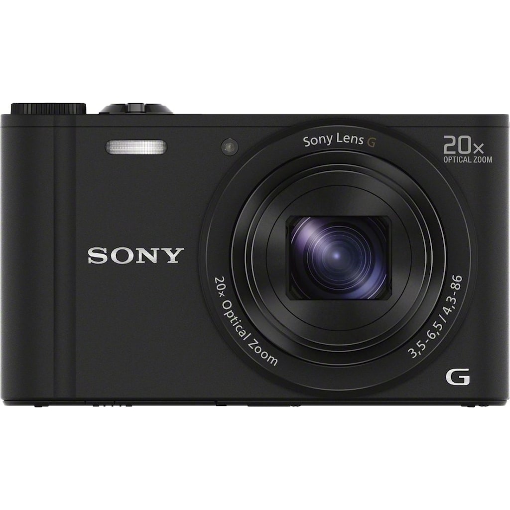 Sony Superzoom-Kamera »Cyber-Shot DSC-WX350«, 25mm Sony G, 18,2 MP, 20 fachx opt. Zoom, WLAN (Wi-Fi), 20 fach optischer Zoom
