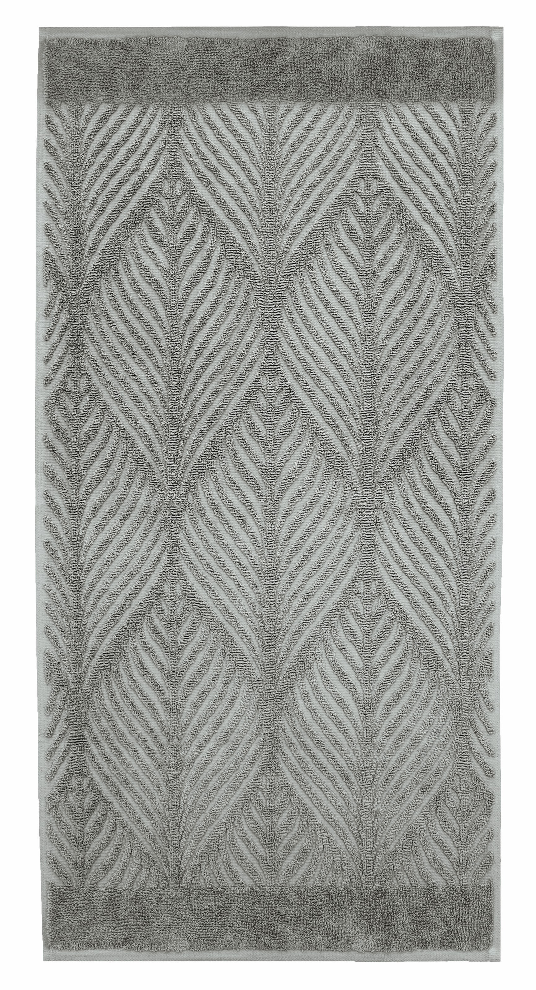 Handtuch »Leaf«, (1 St.), Blatt Motiv, Hoch-Tief Effekt