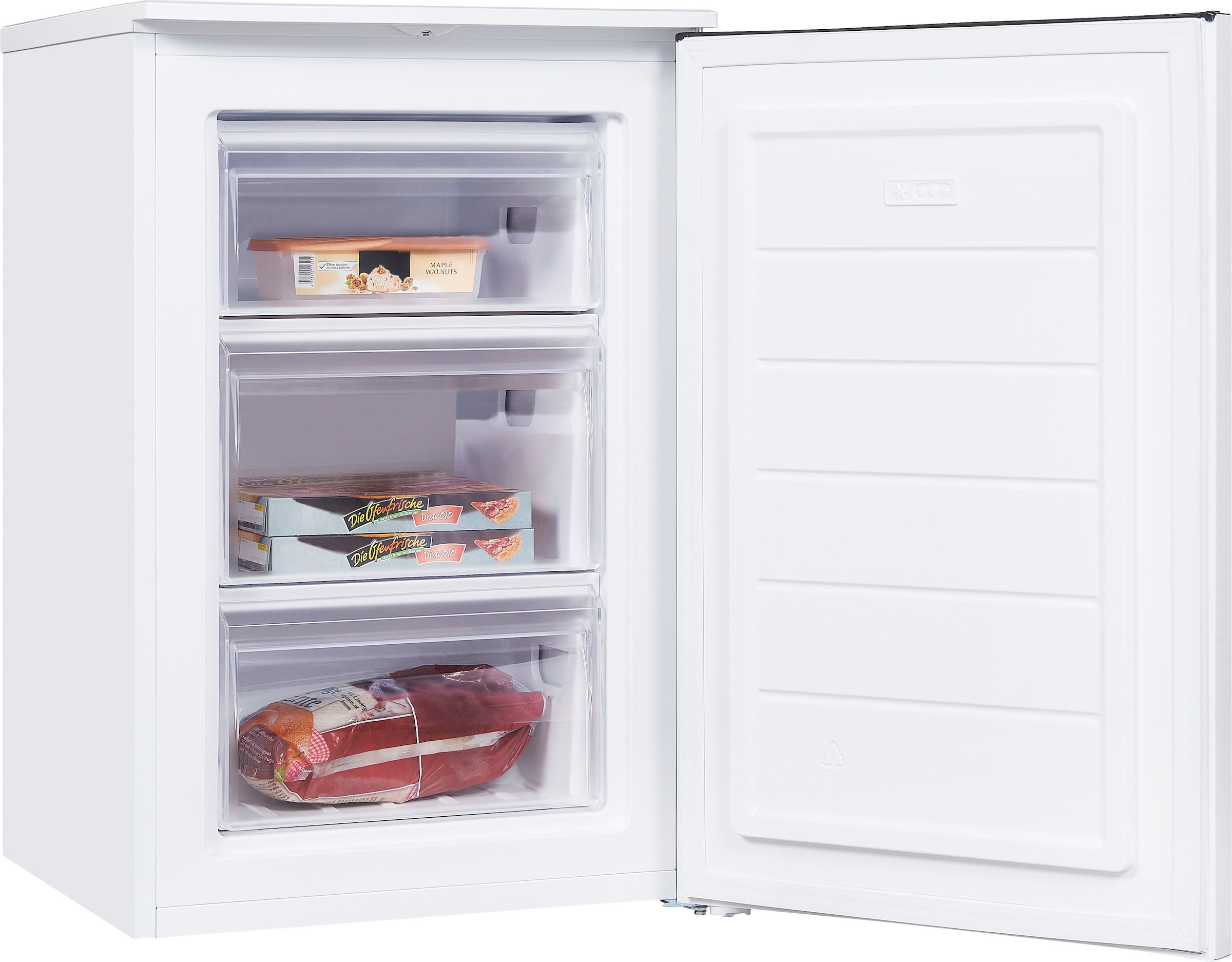 exquisit Gefrierschrank »GS81-040C weiss«, 85,5 cm hoch, 54,5 cm breit, energiesparend in Energieefizienz C, 87 Liter Nutzinhalt, 4 Sterne