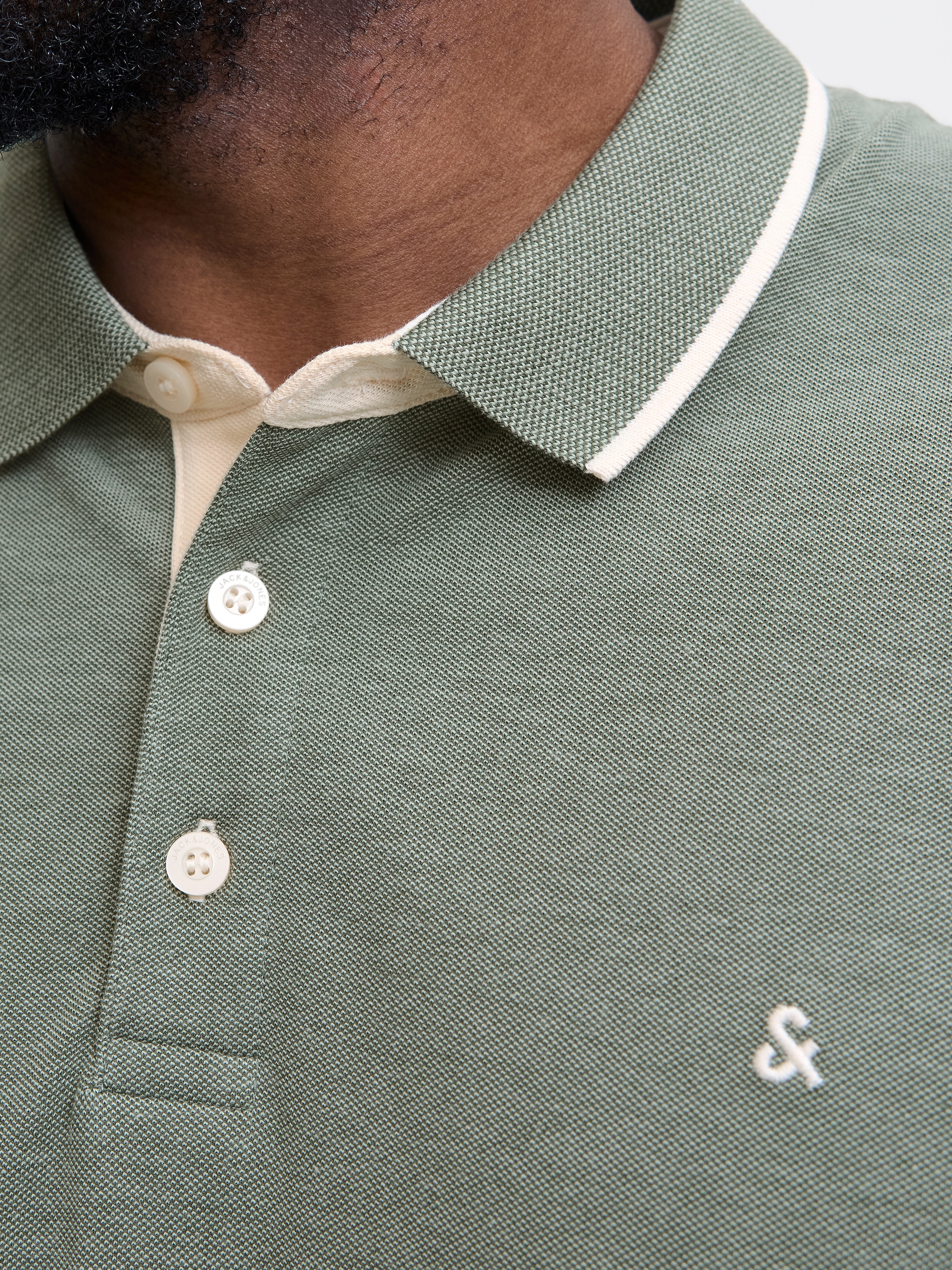 Jack & Jones PlusSize Poloshirt »JJEPAULOS POLO SS NOOS PLS«, mit Logo Stickerei