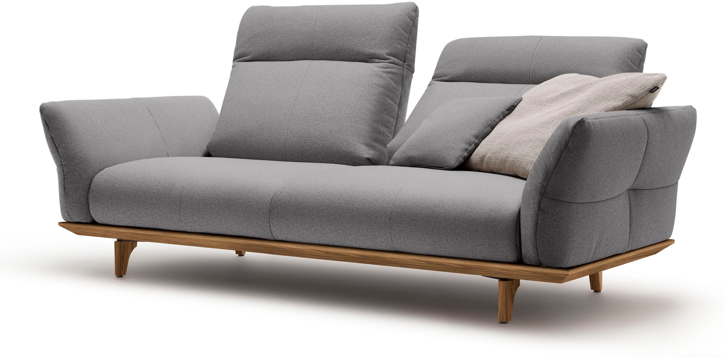 Creation BY ROLF BENZ 3-Sitzer »CR.460 Designsofa mit erstklassigem Sitzkomfort« Sockel in Nussbaum, Füße Nussbaum, Breite 208 cm