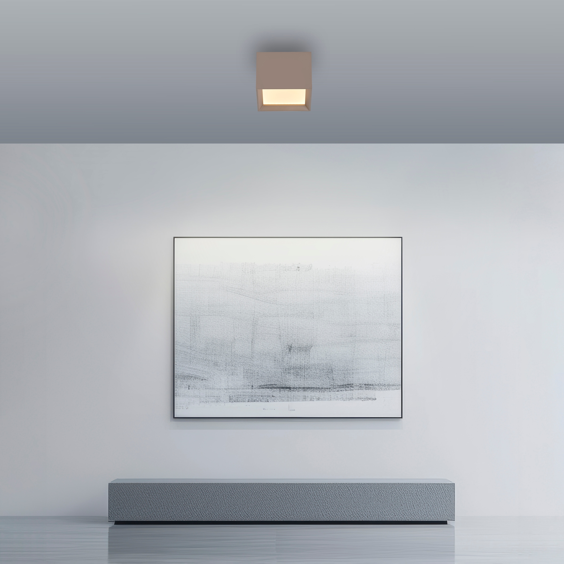Neuhaus PURE LED Deckenleuchte »PURE Manhattan« LED-Board 1 Stk. warmweiß - kaltweiß Stufenloses dimmen per Funk-Fernbedienung, CCT, Multicolor