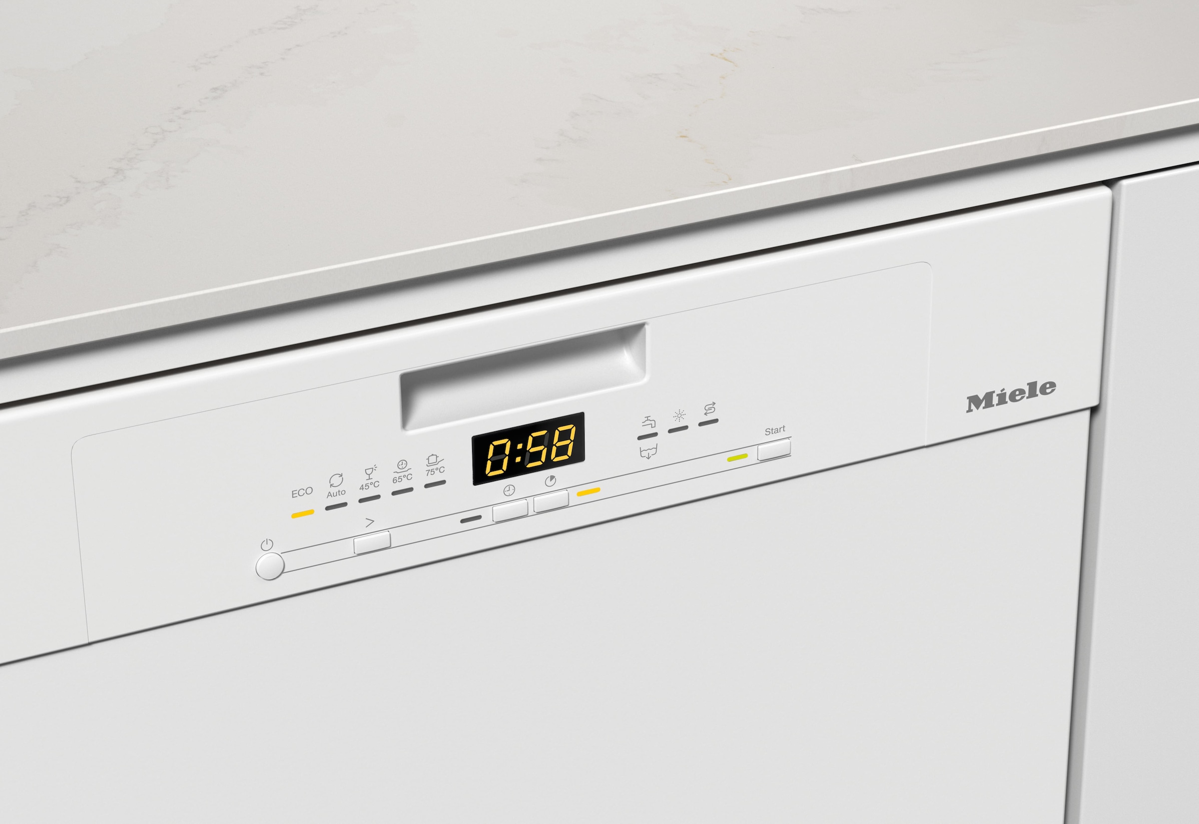 Miele Unterbaugeschirrspüler »G 5611 SCU Active Brillantweiß«, 14 Maßgedecke